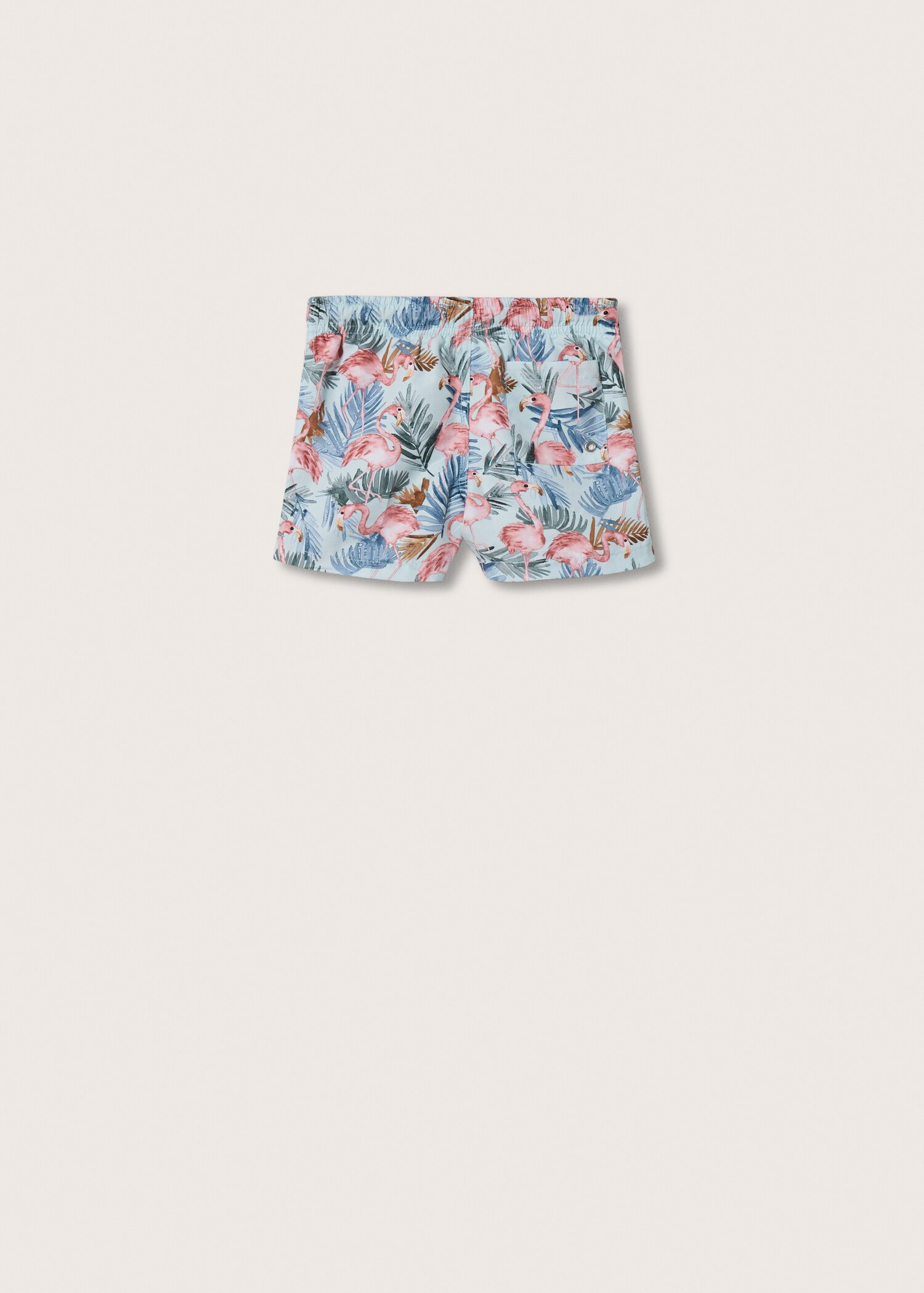 Tropical print swimsuit - Reverse of the article