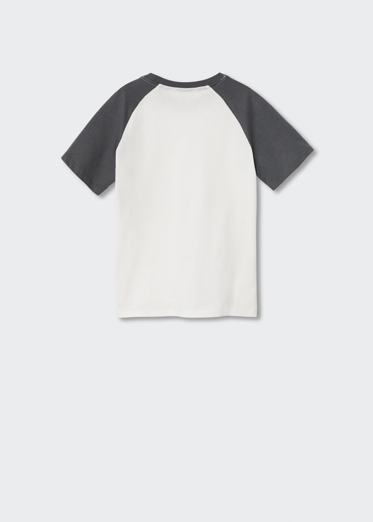 Camiseta ranglán contraste - Reverso del artículo