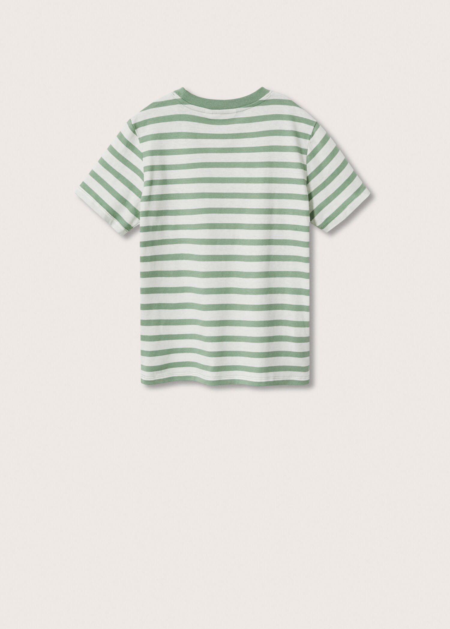 Camiseta estampado rayas - Reverso del artículo