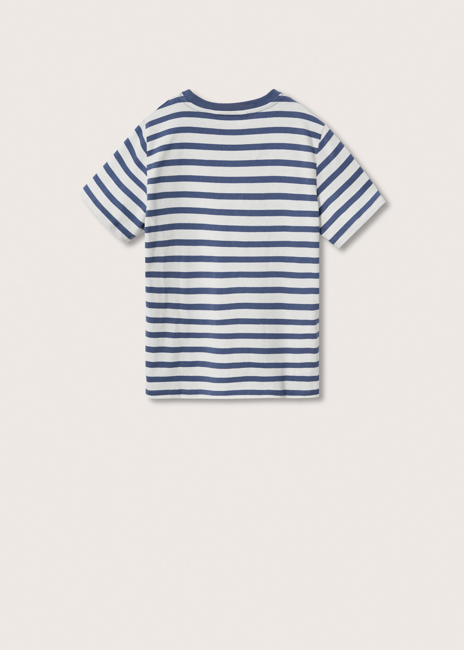 Camiseta estampado rayas - Reverso del artículo