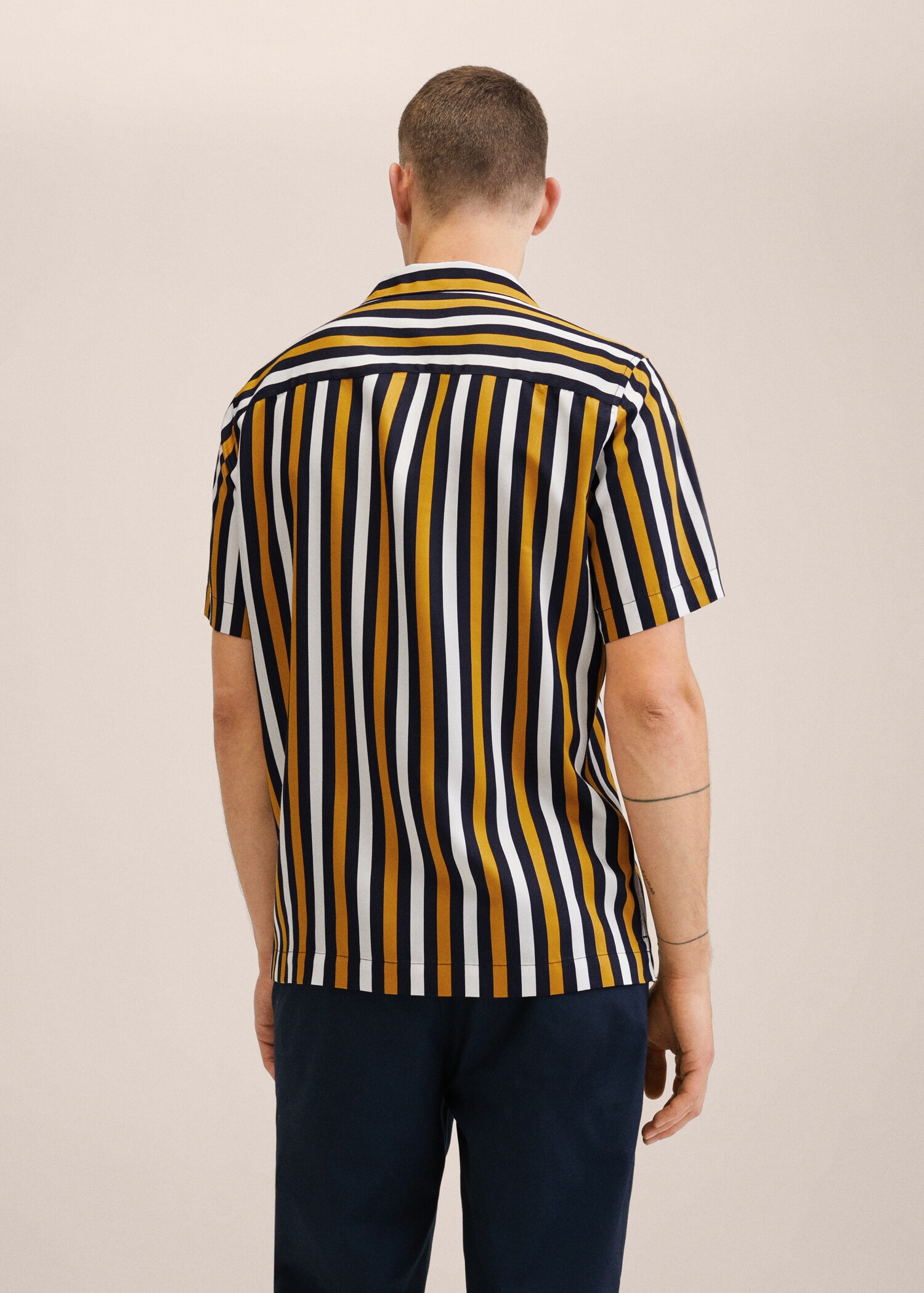 Chemise fluide rayures - Verso de l’article