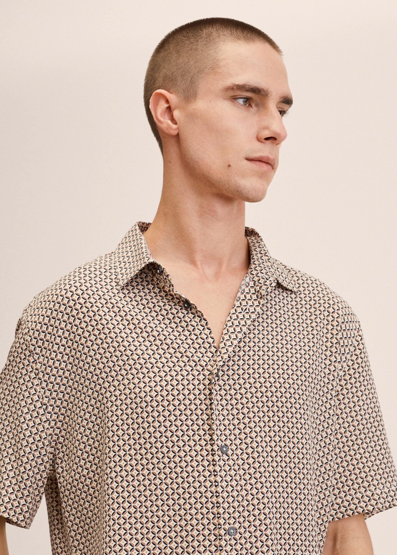Camisa estampada fluida - Detalle del artículo 1