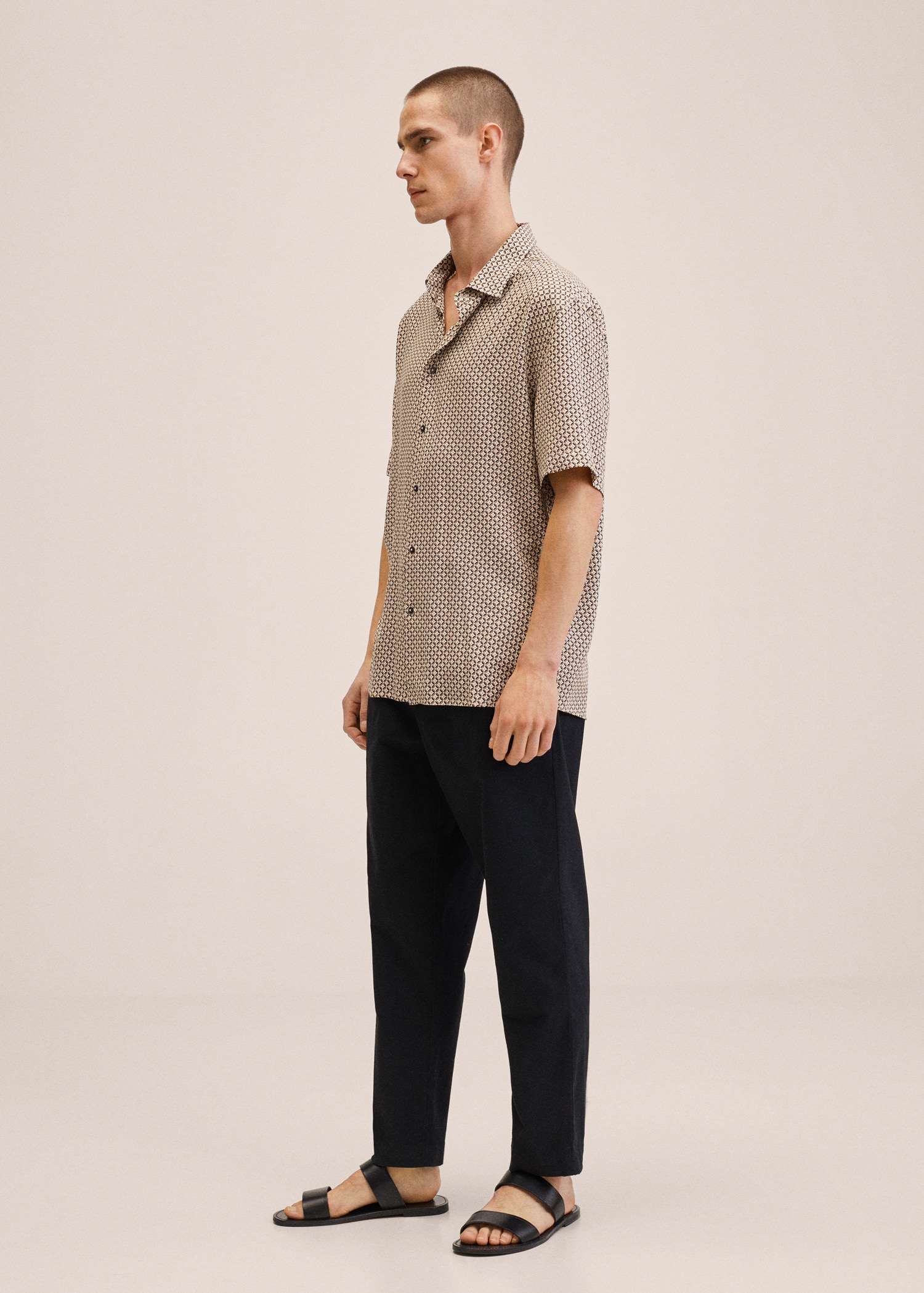Camisa estampada fluida - Detalle del artículo 2