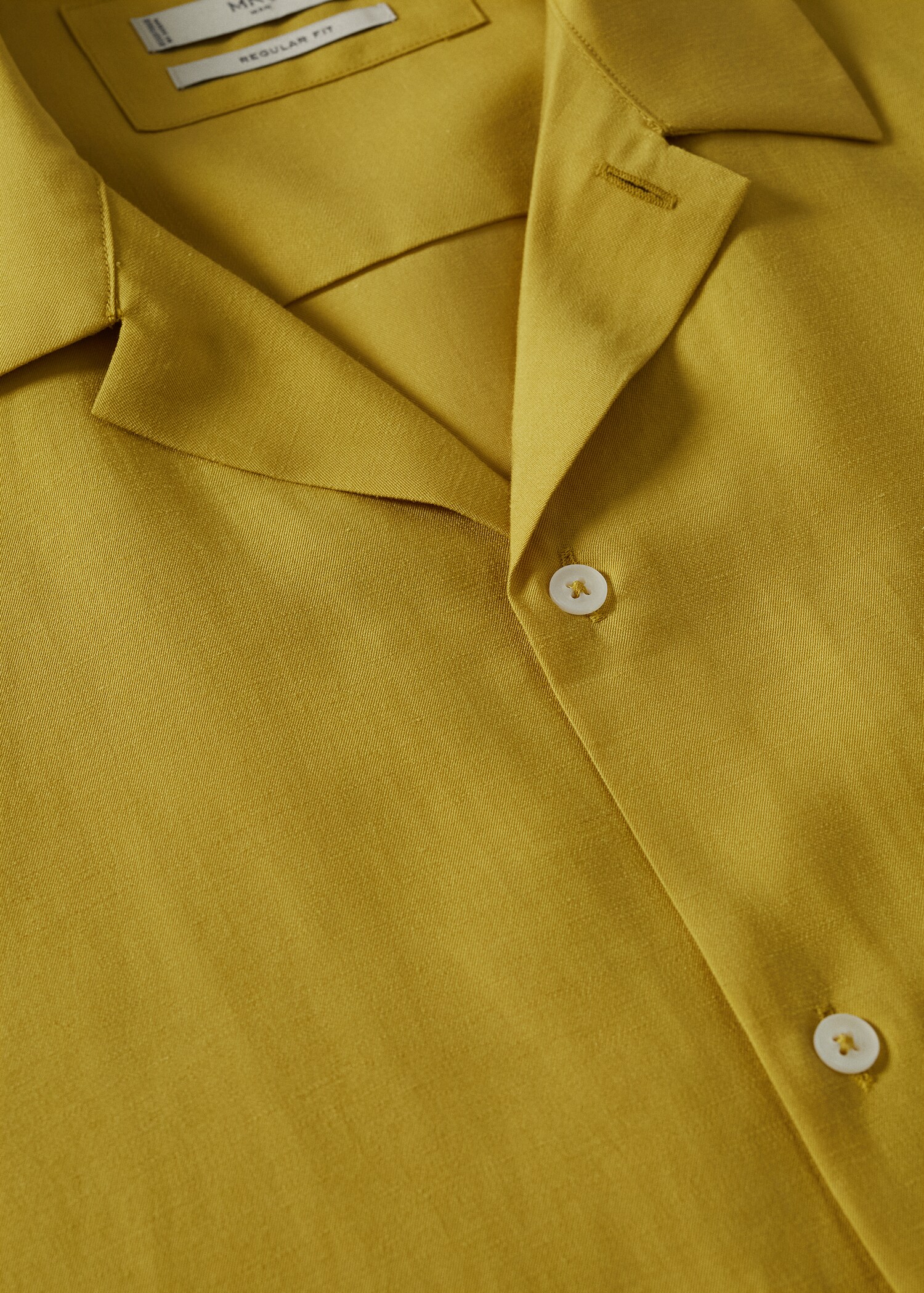 Regular-fit linen lyocell shirt - Details of the article 8