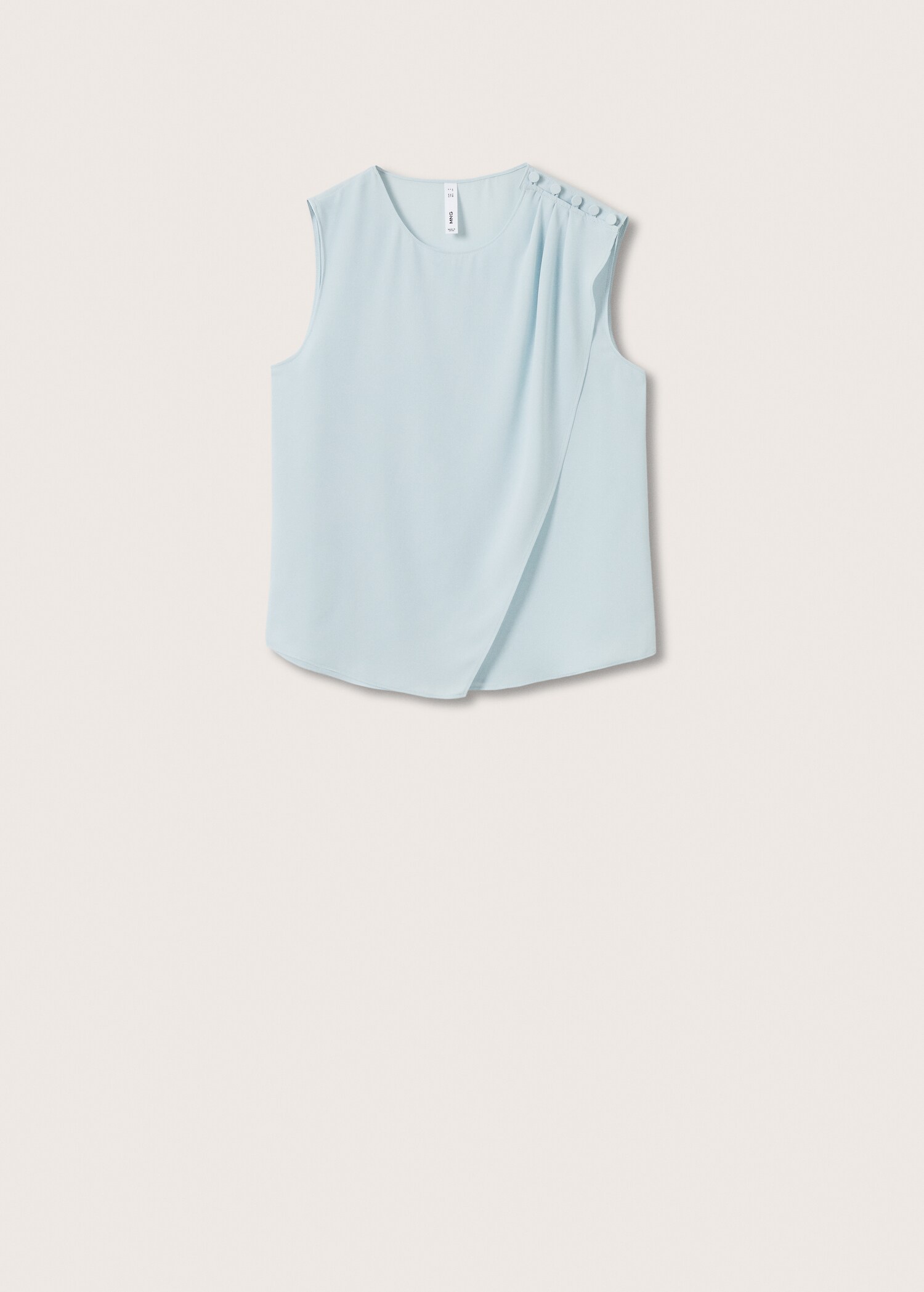Wickelbluse mit Knöpfen - Artikel ohne Model