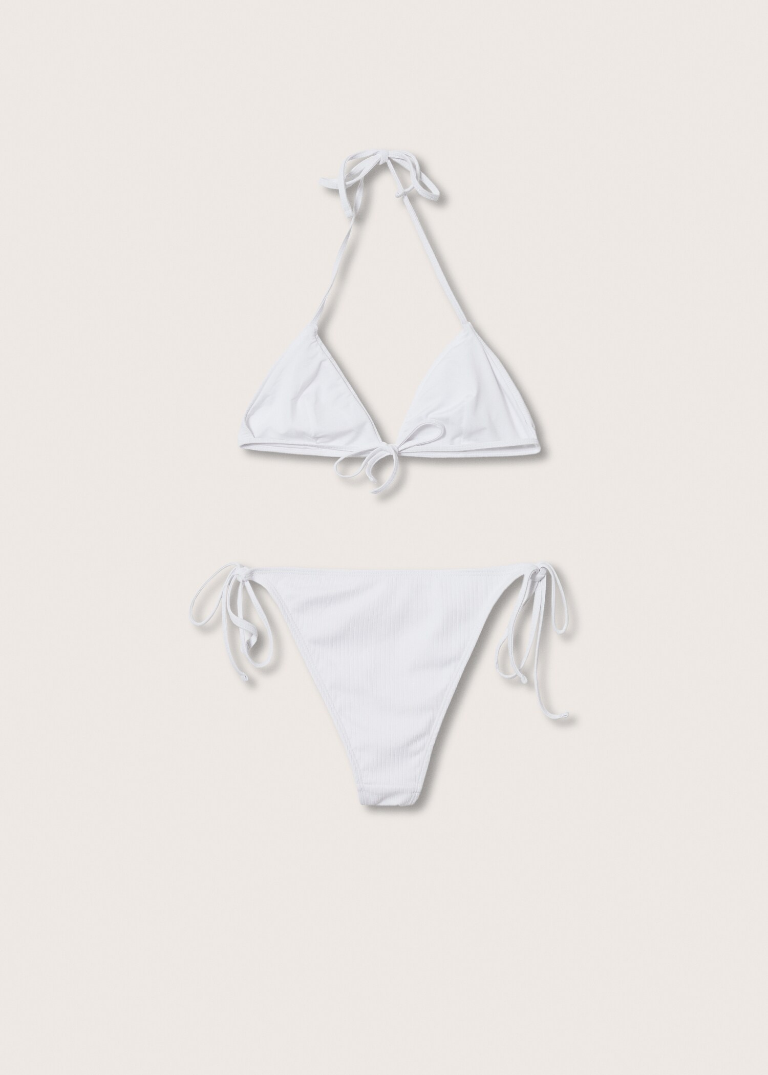 Bikini z trójkątnymi miseczkami - Tylna strona artykułu