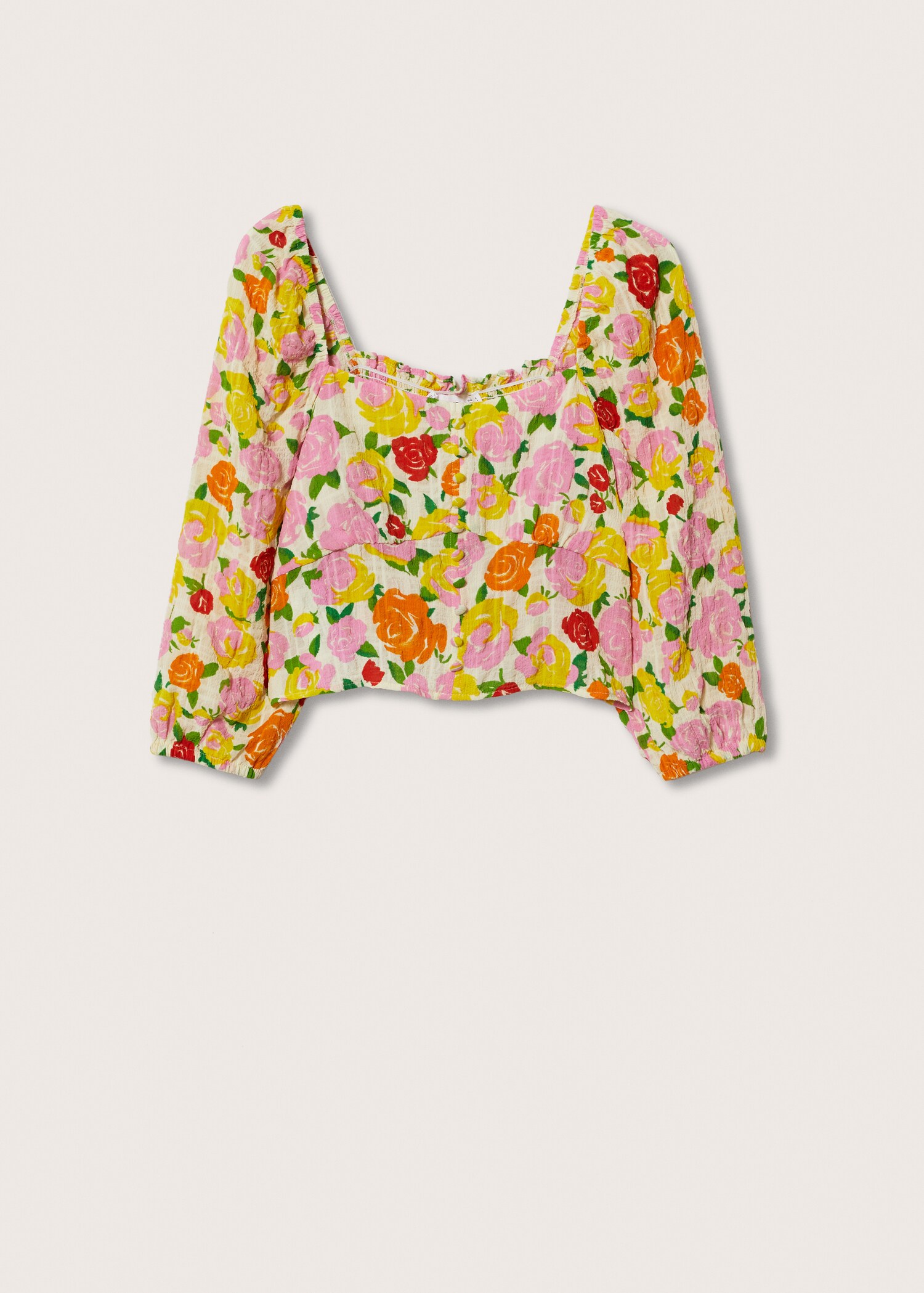 Bluse mit Blumenmuster - Artikel ohne Model