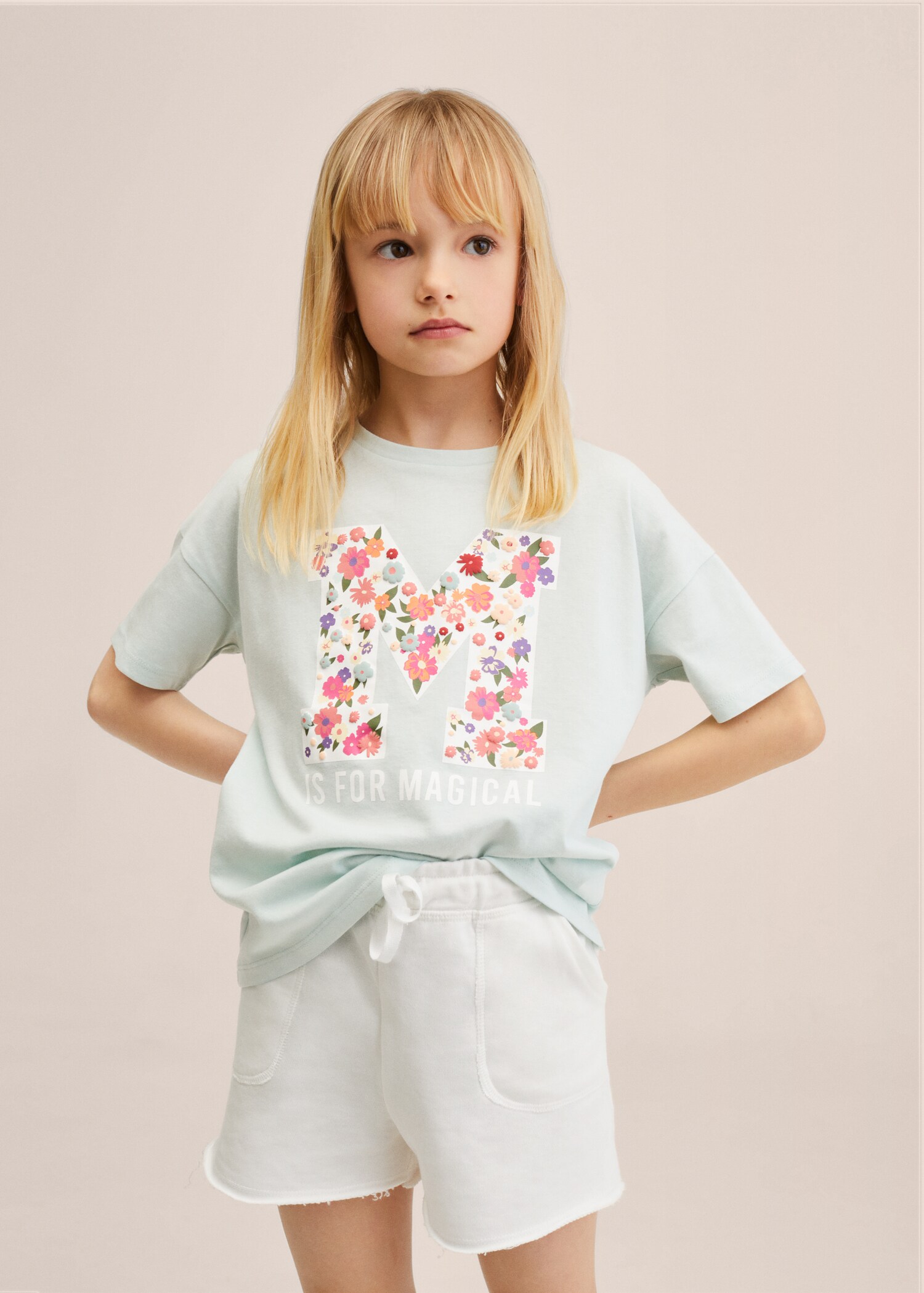 Cotton drawstring waist shorts - Medium plane