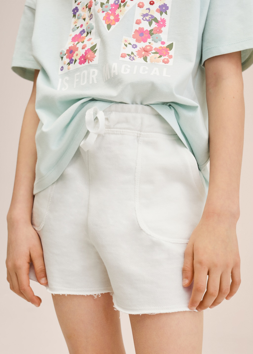 Drawstring shorts girls hot sale