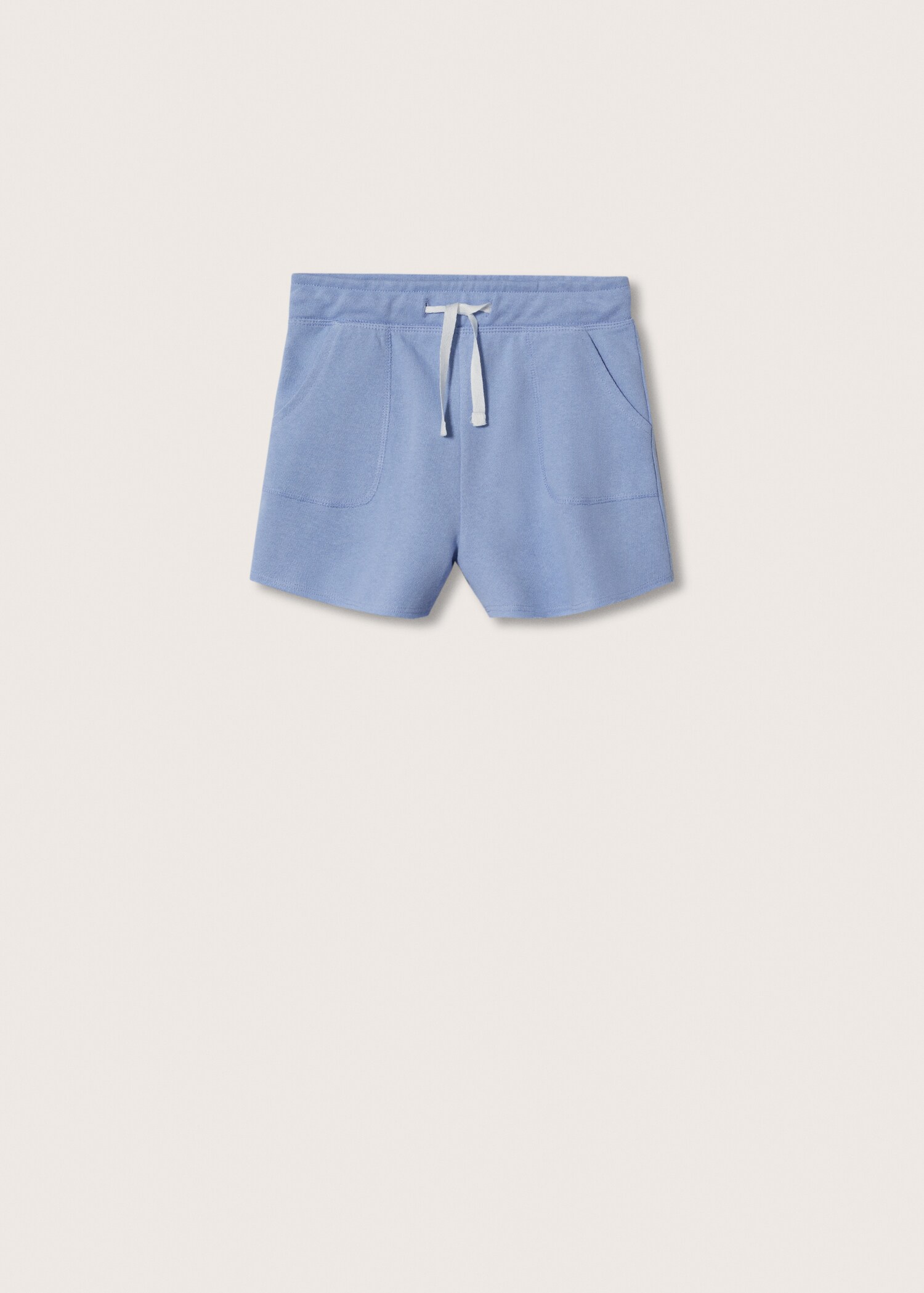 Shorts i bomull med elastisk midje - Artikkel uten modell
