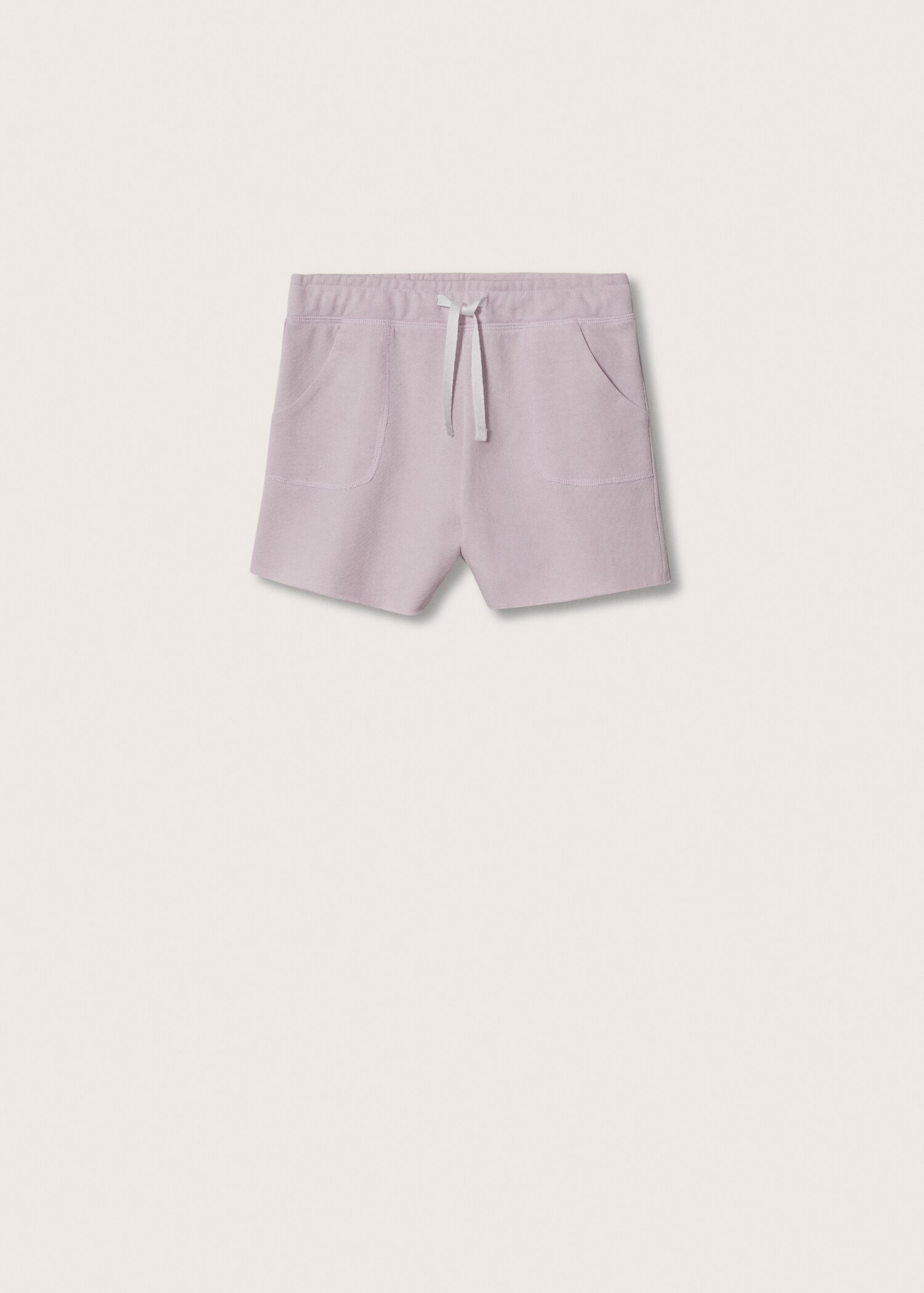 Cotton drawstring waist shorts - Article without model