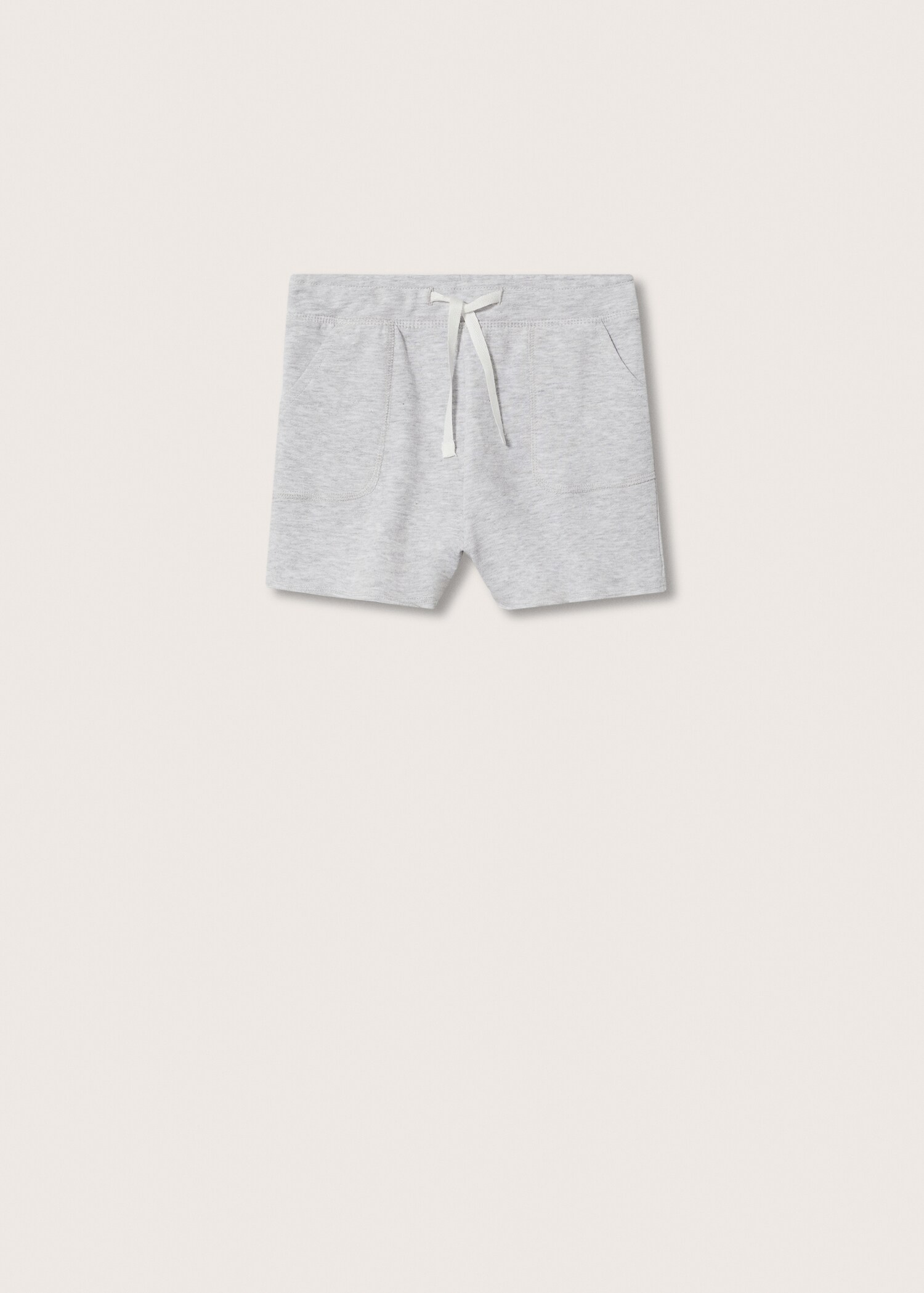 Cotton drawstring waist shorts - Article without model