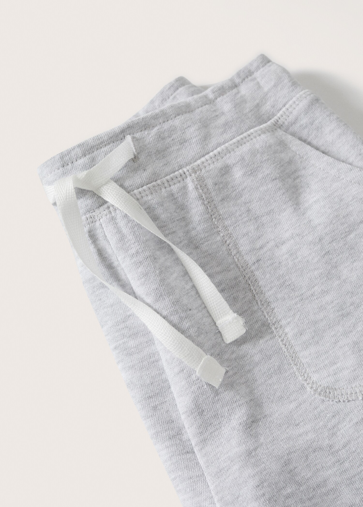 Cotton drawstring waist shorts - Details of the article 8