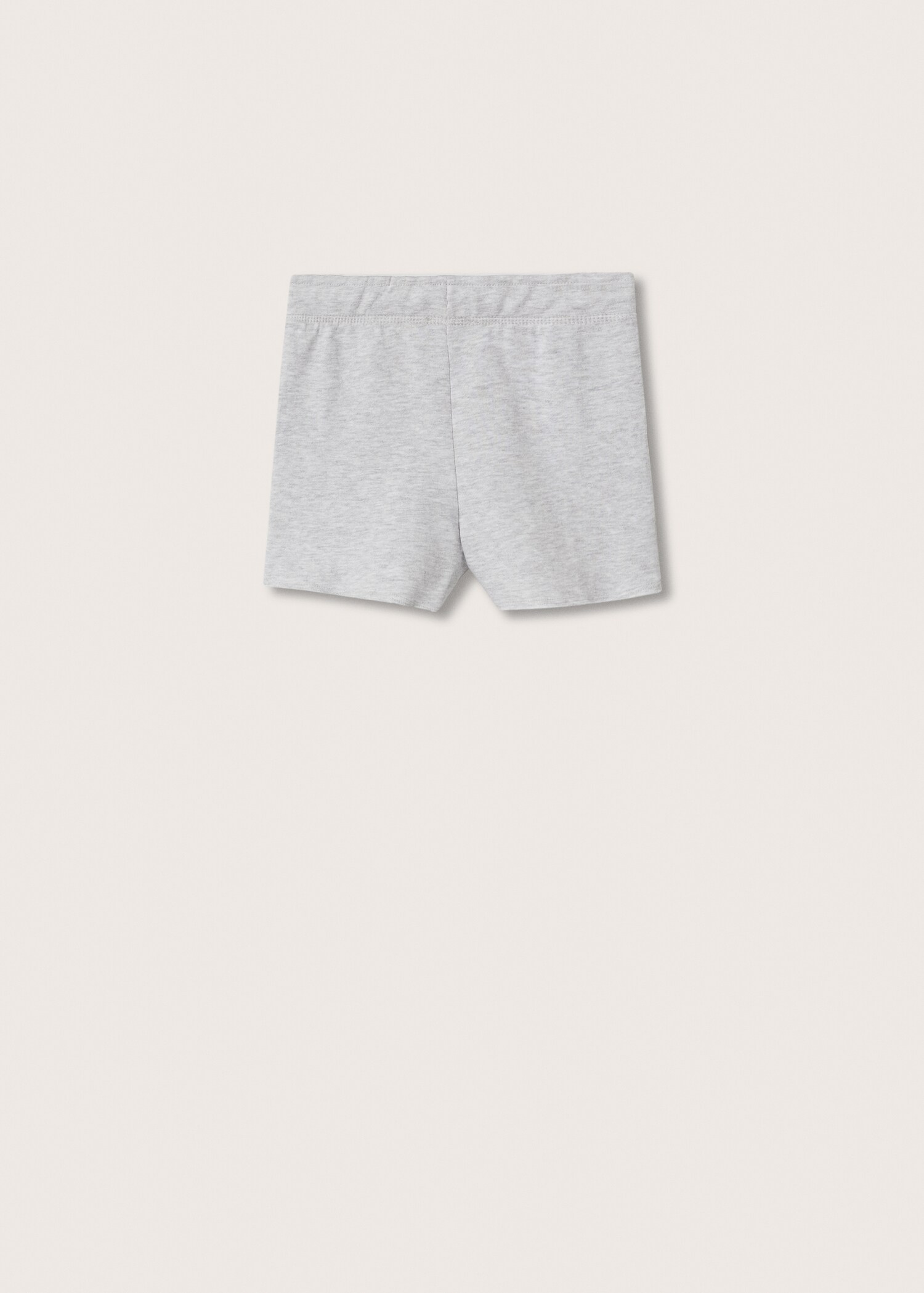 Cotton drawstring waist shorts - Reverse of the article
