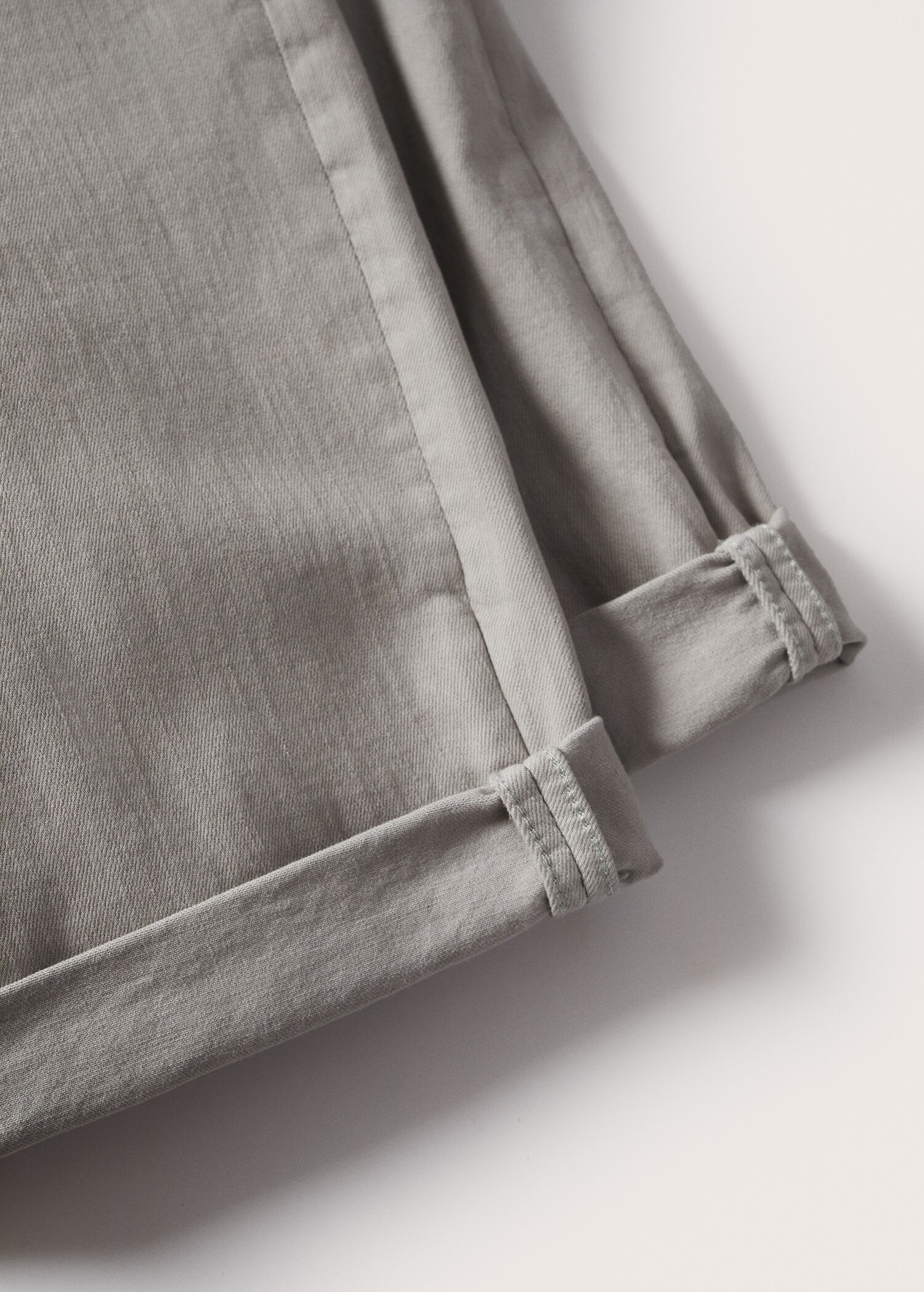 Stretch cotton denim shorts - Details of the article 8