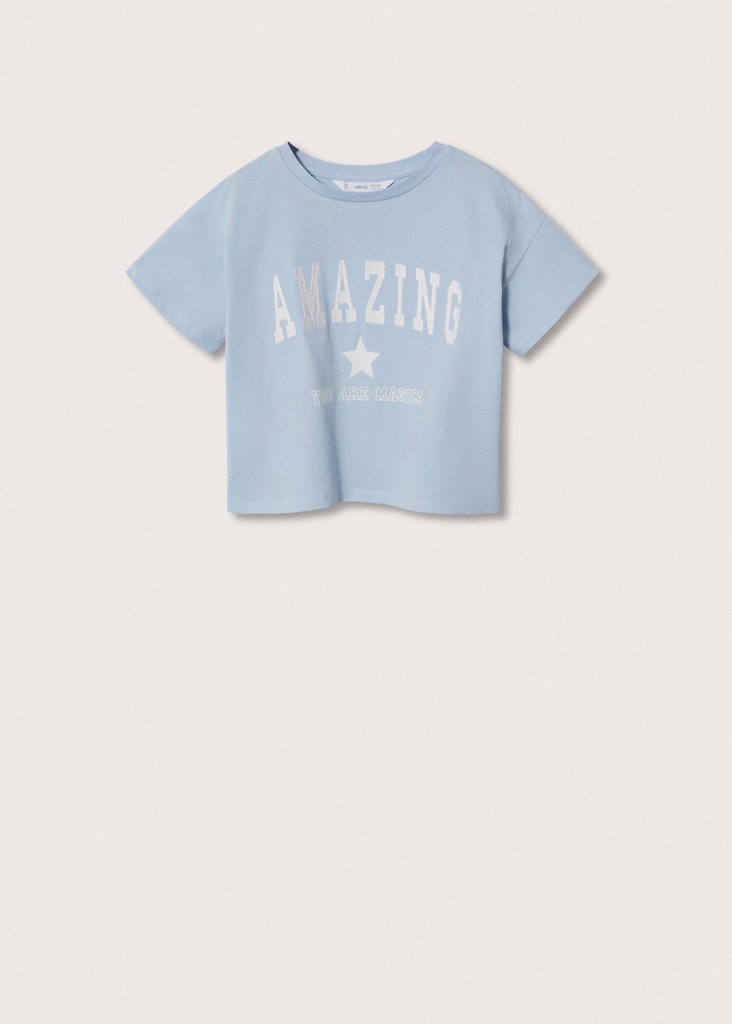 Printed message T-shirt - Article without model