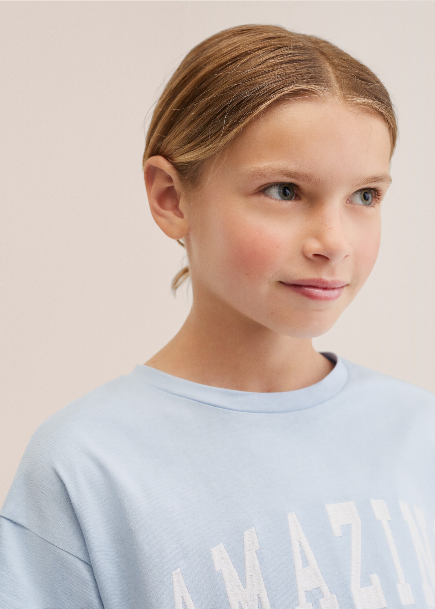 Printed message T-shirt - Details of the article 2