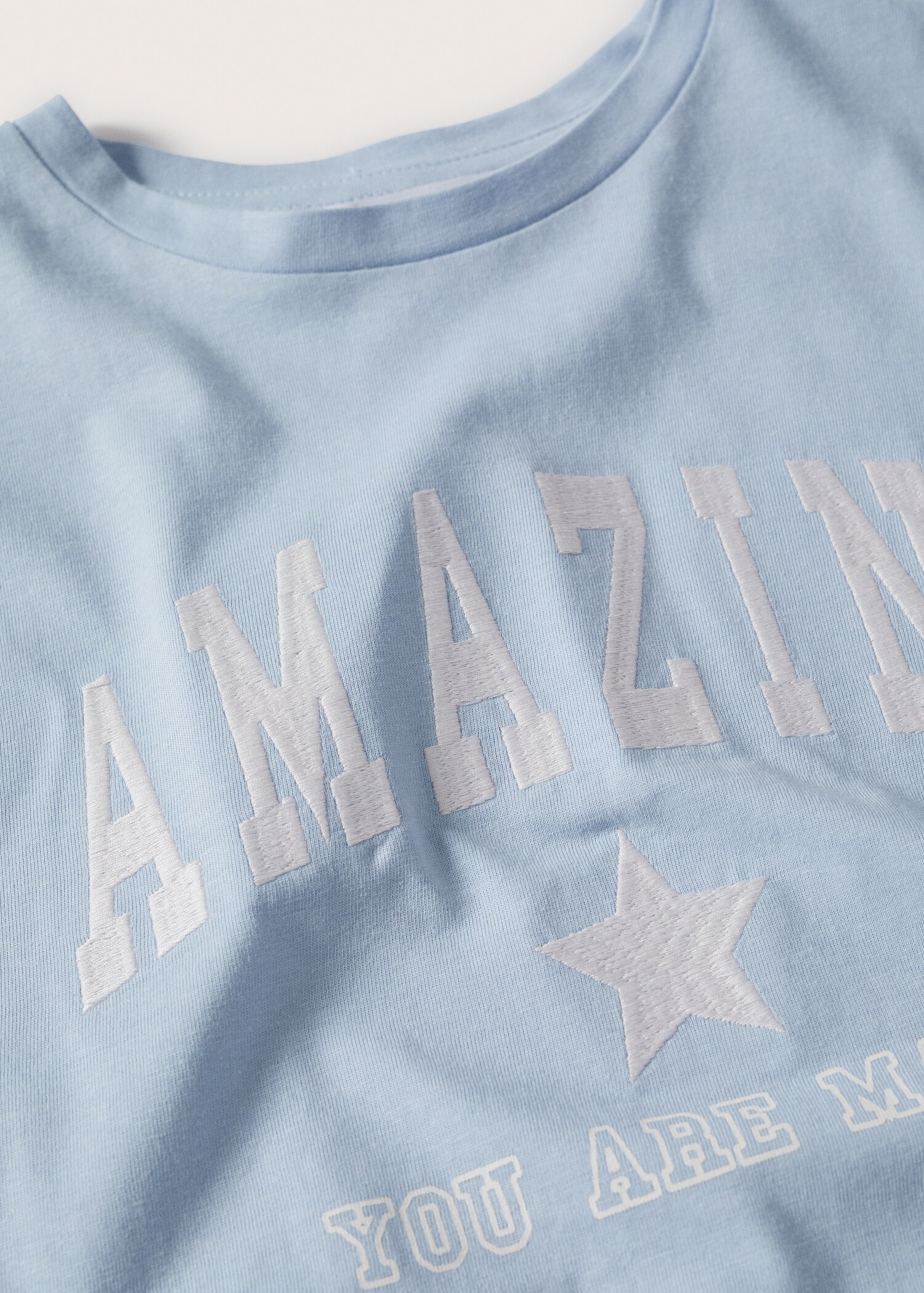 Printed message T-shirt - Details of the article 8