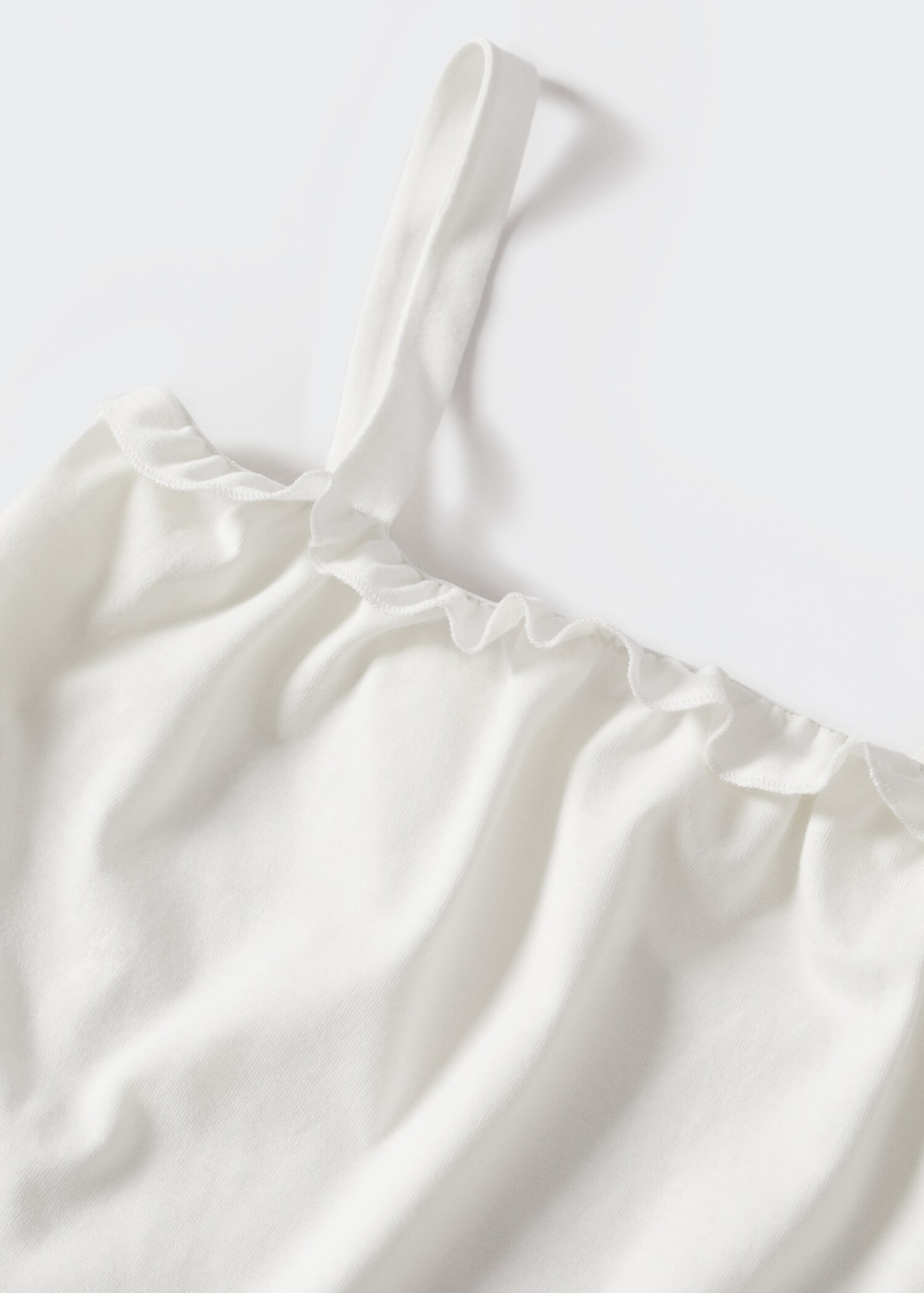 Cotton top with ruffles - Details of the article 8