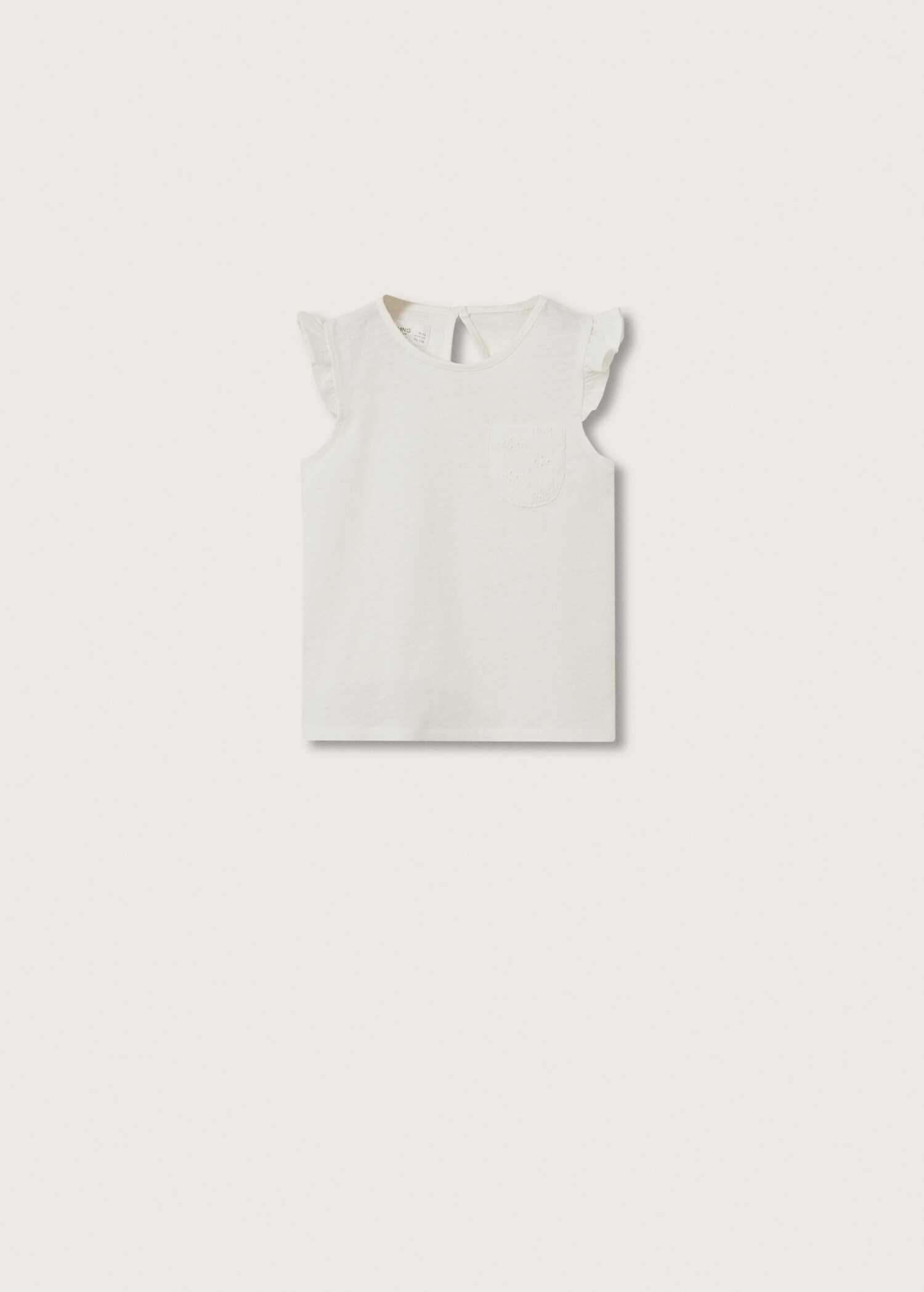 Embroidered chest-pocket T-shirt - Article without model
