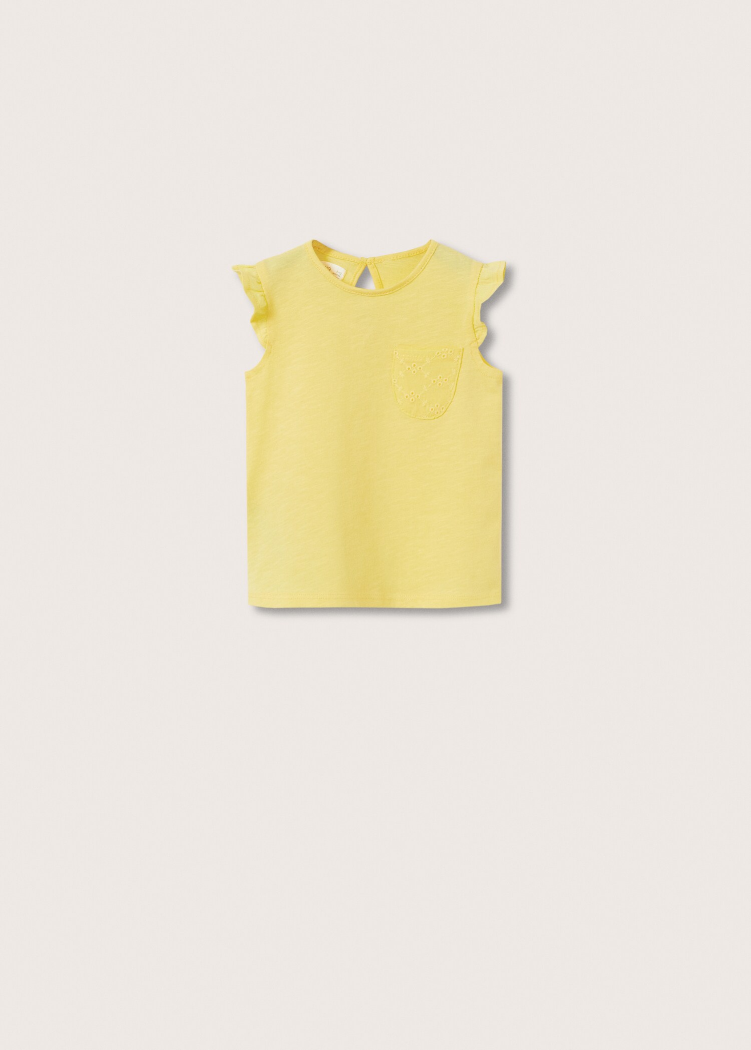 Embroidered chest-pocket T-shirt - Article without model
