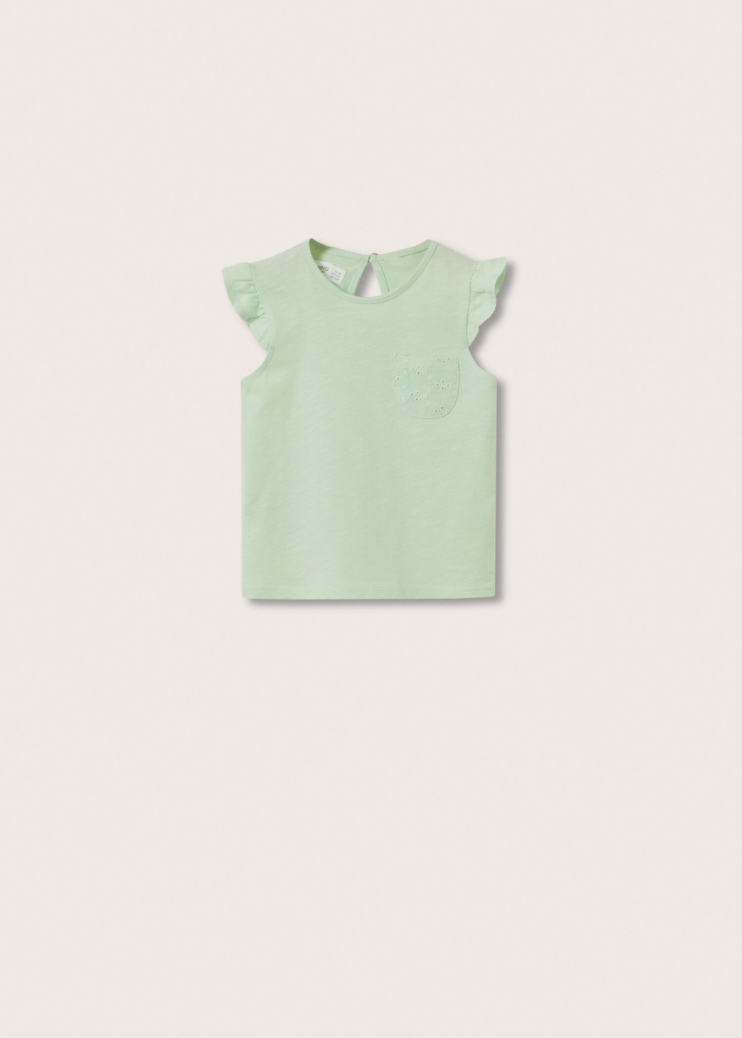 Embroidered chest-pocket T-shirt - Article without model