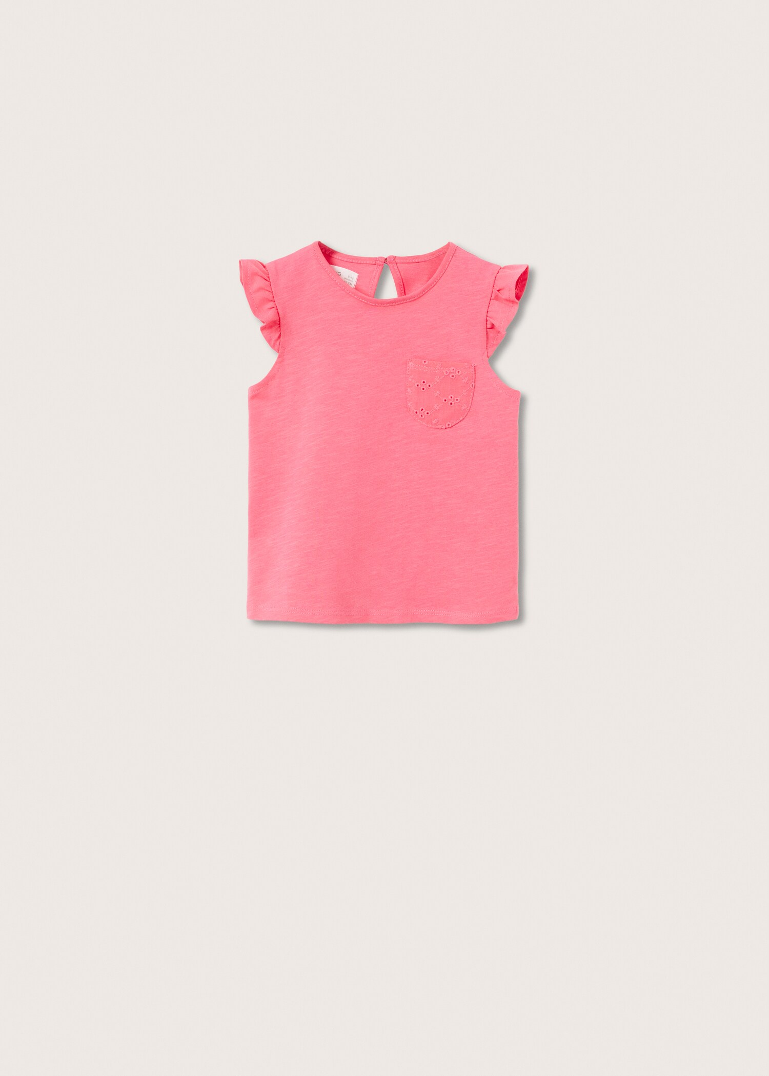 Embroidered chest-pocket T-shirt - Article without model