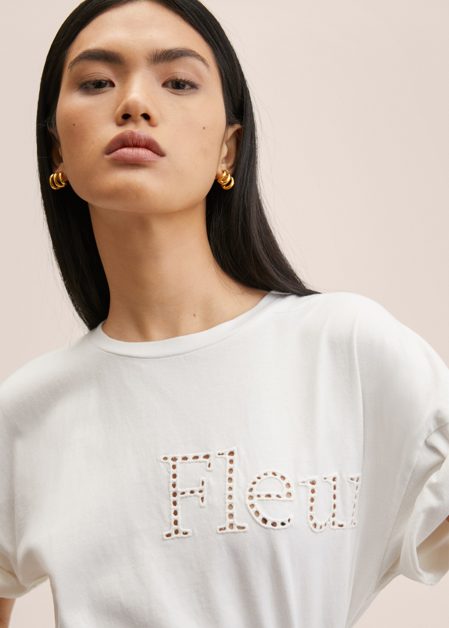 Camiseta algodón bordado - Detalle del artículo 1