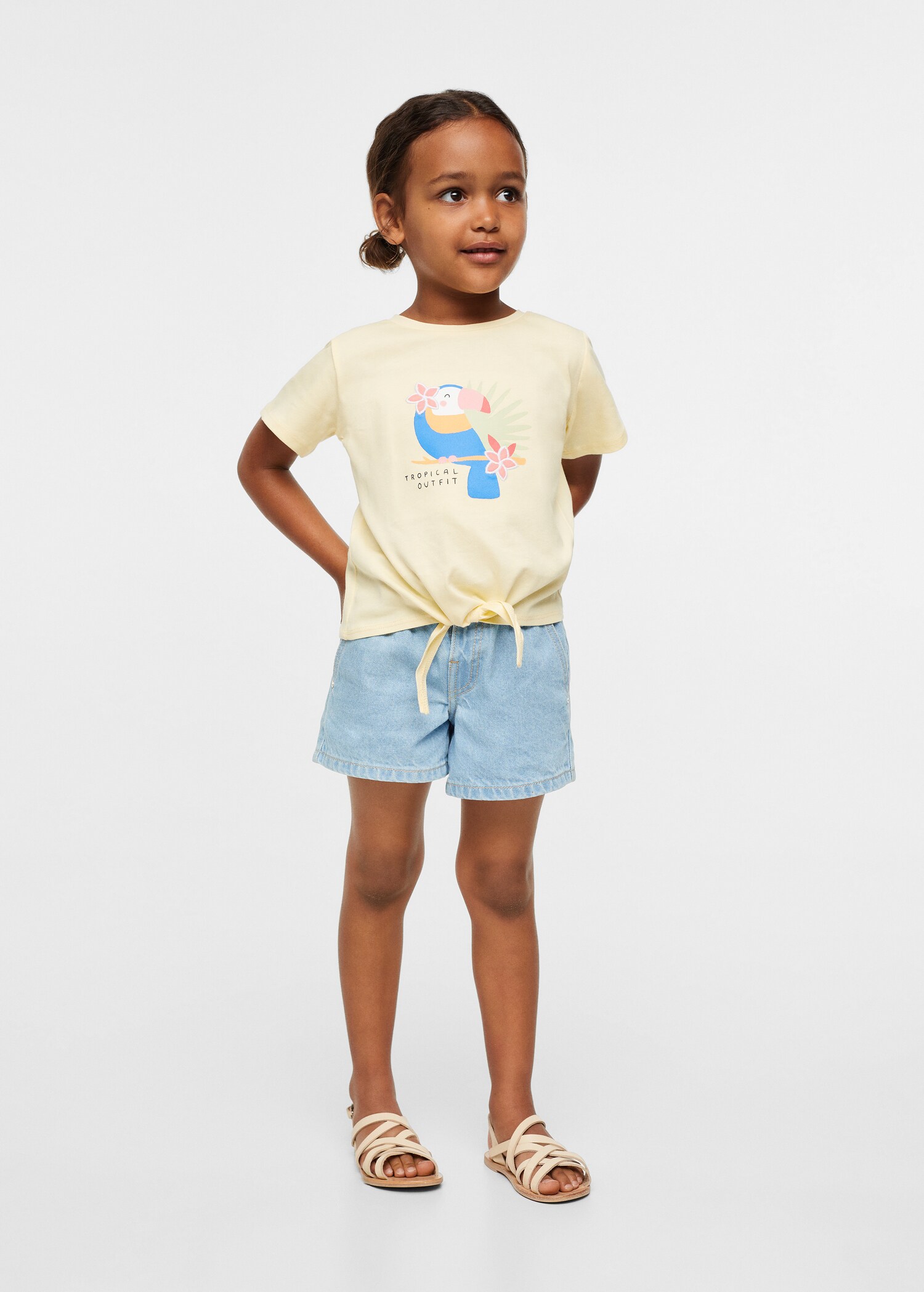 Samarreta estampat tropical - Pla mig