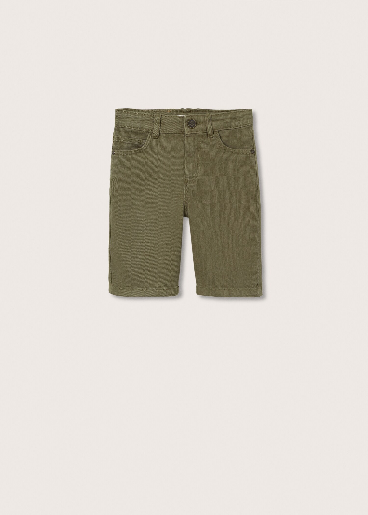 Cotton denim shorts - Article without model