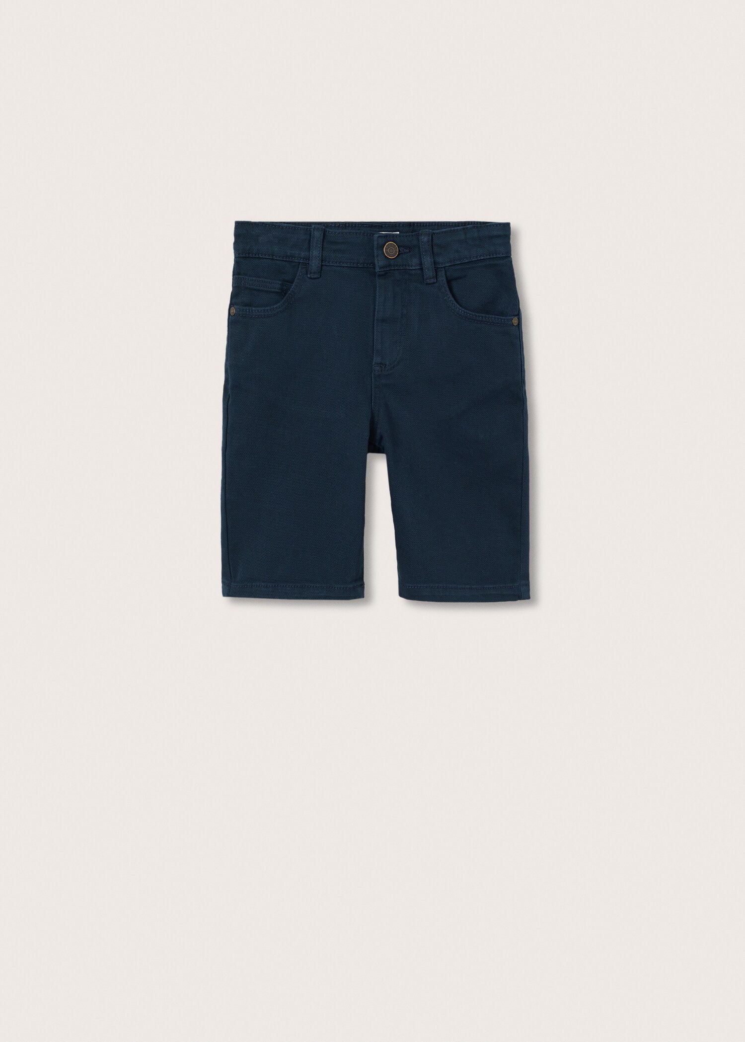 Cotton denim shorts - Article without model