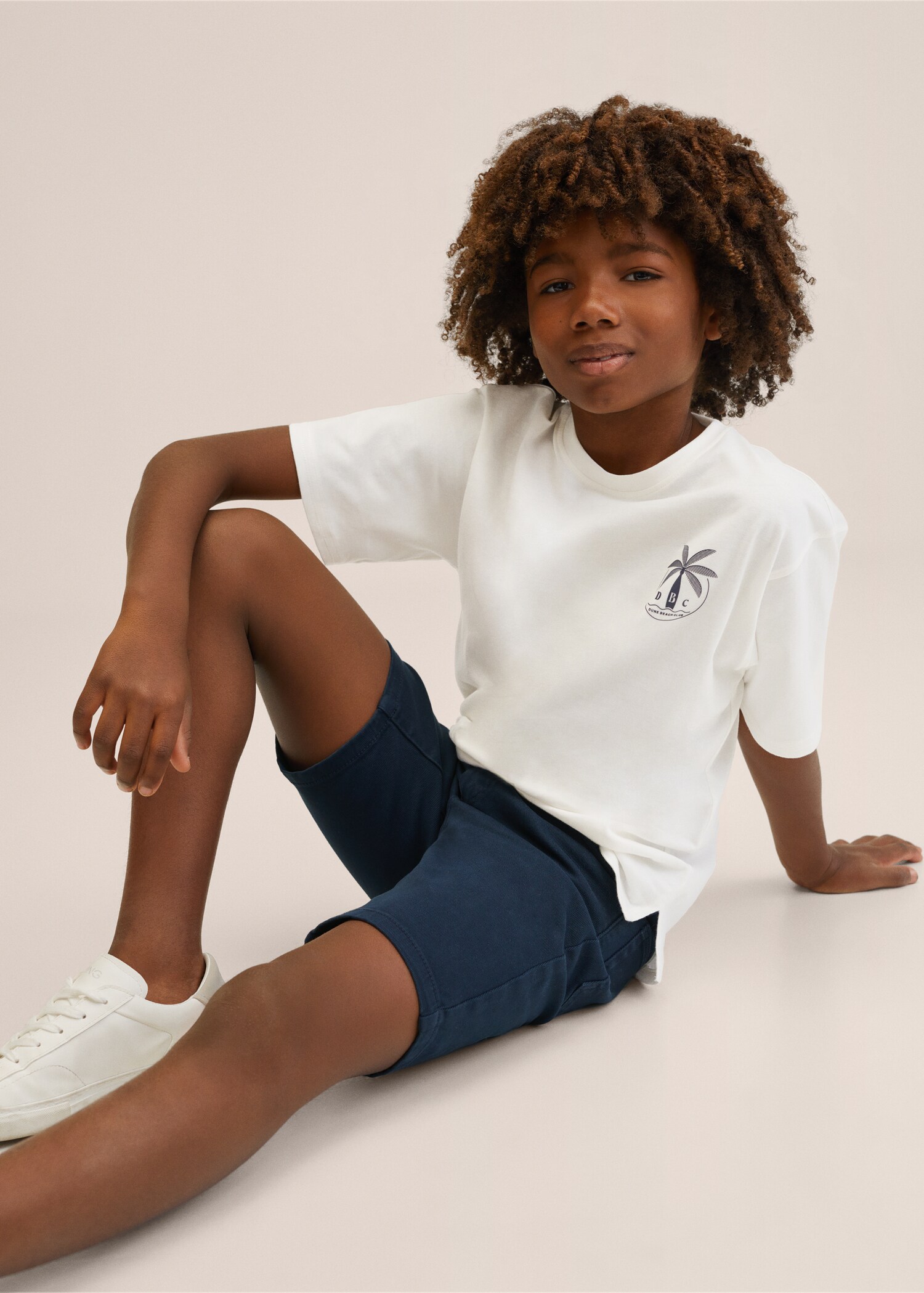 Cotton denim shorts - Details of the article 3
