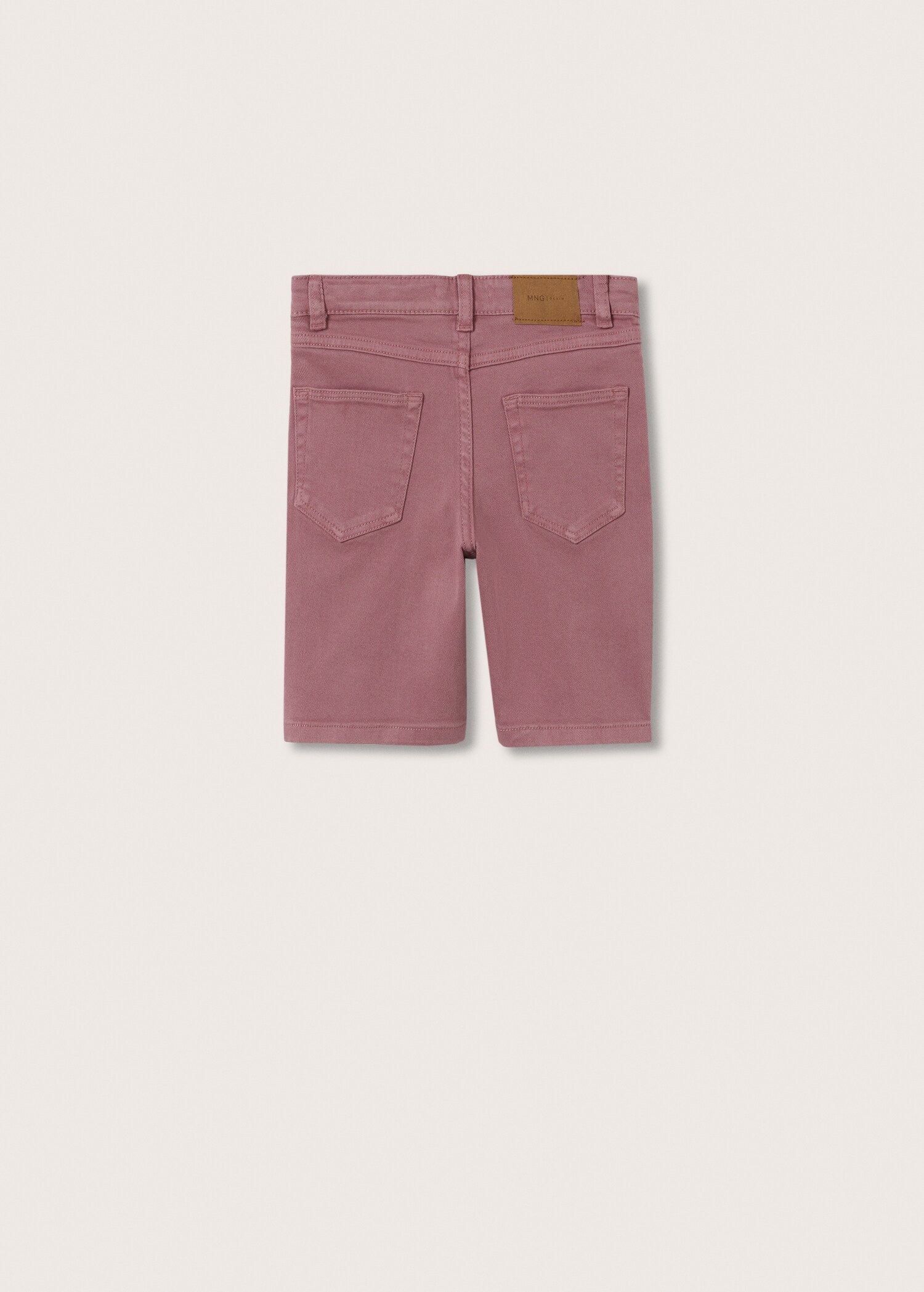 Bermudes denim cotó - Revers de l'article