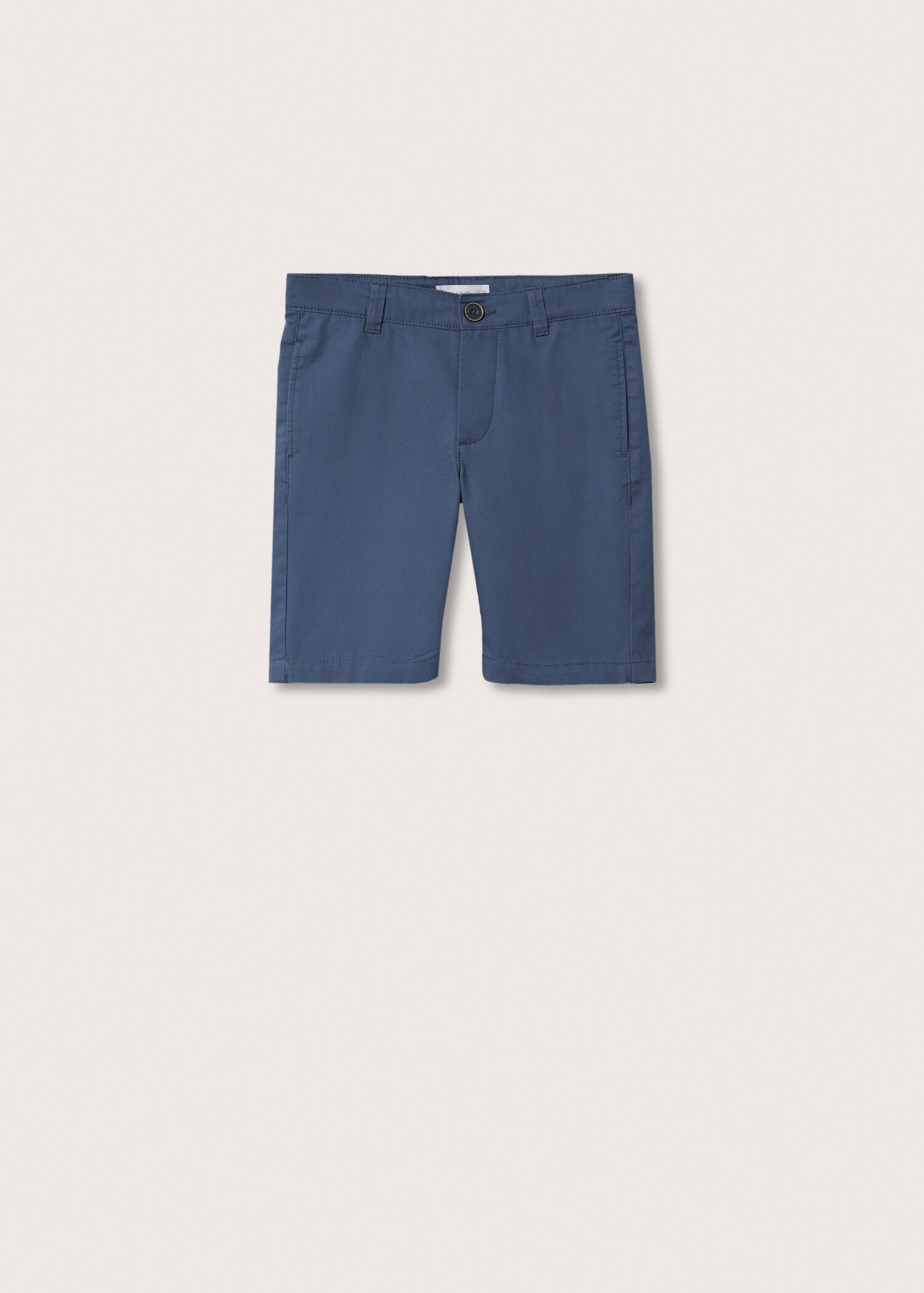 Slim-fit chino cotton bermuda shorts - Article without model