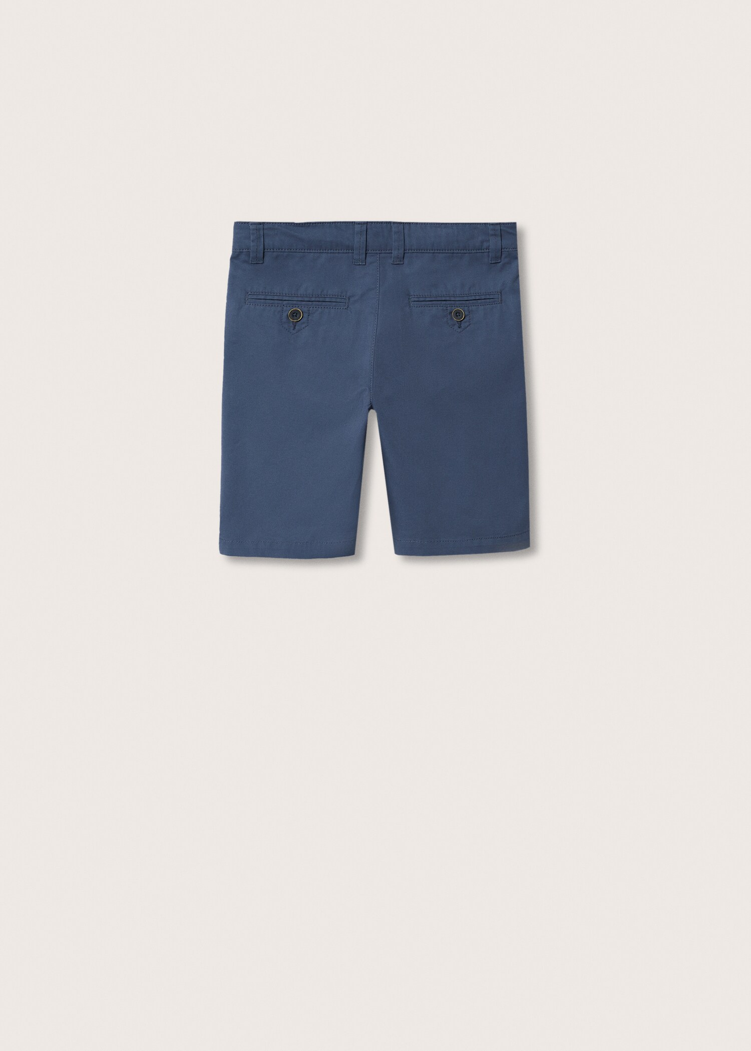 Slim-Fit-Bermudashorts im Chino-Stil aus Baumwolle - Rückseite des Artikels