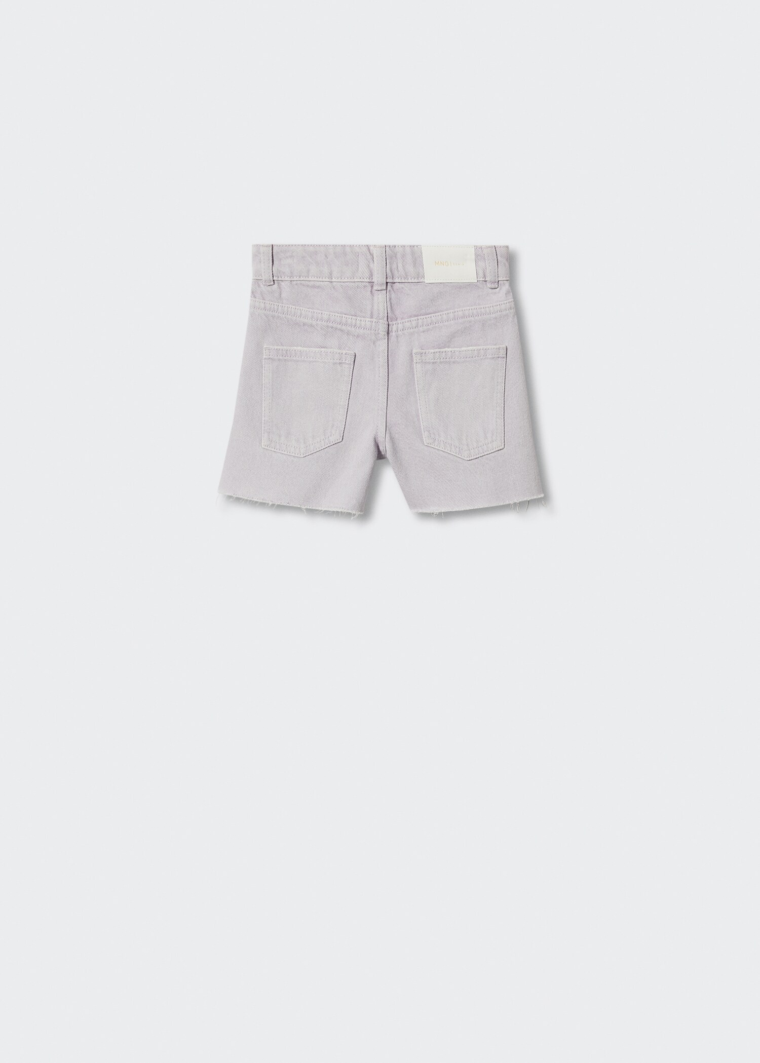 Short vaquero rotos decorativos - Reverso del artículo