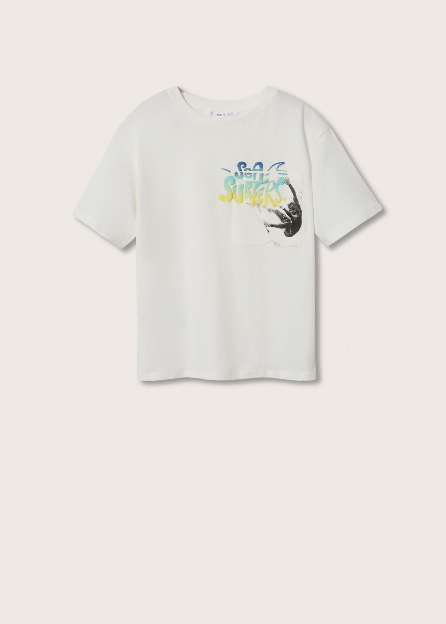 Camiseta mensaje bolsillo - Artículo sin modelo