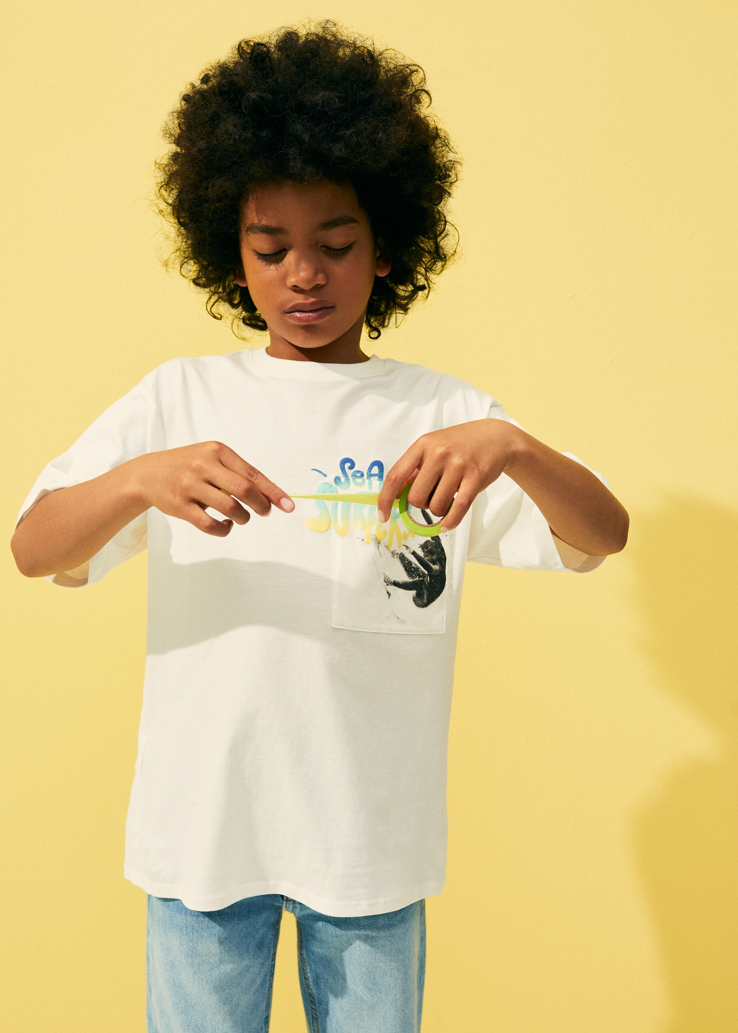 Camiseta mensaje bolsillo - Detalle del artículo 5