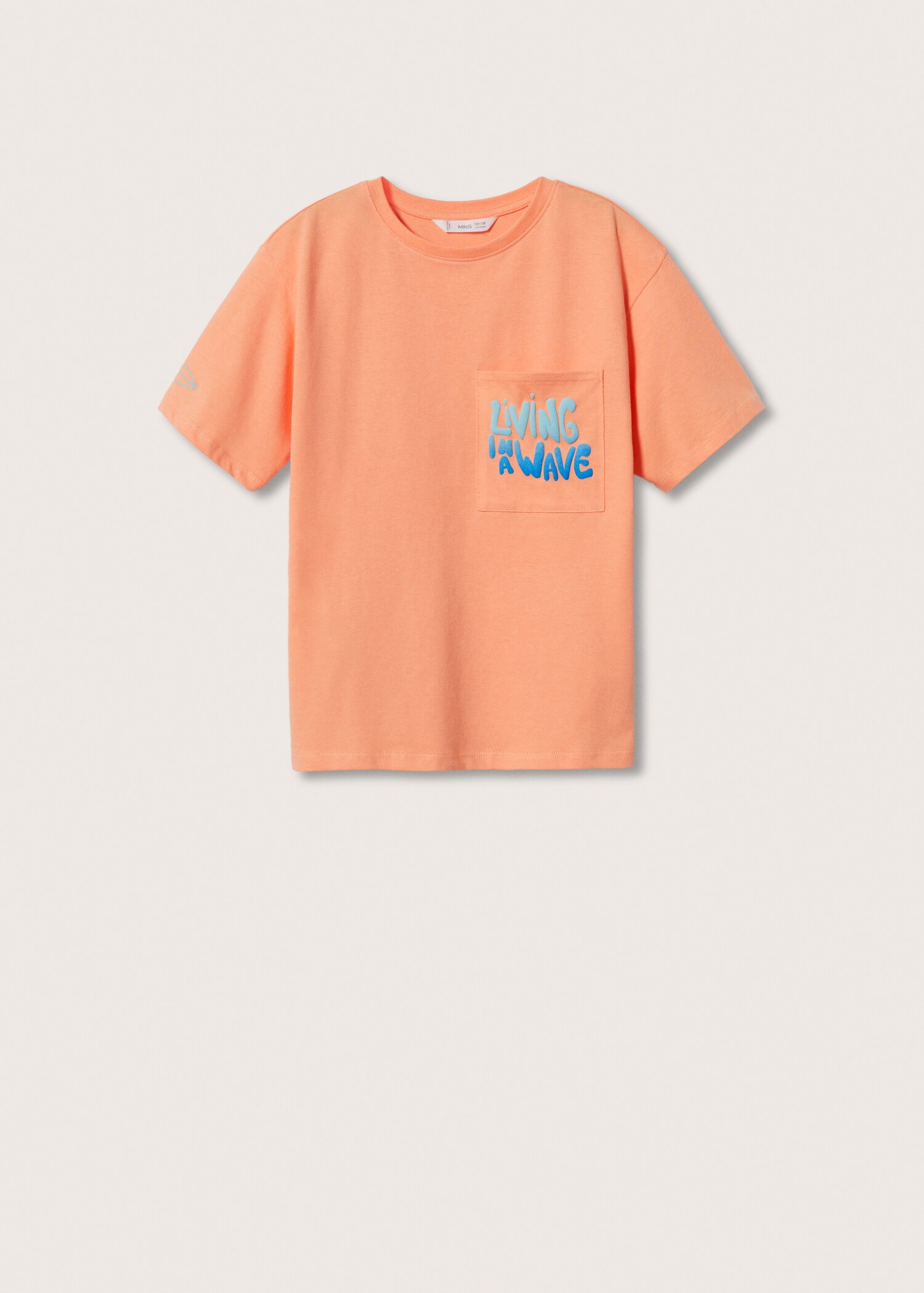 Camiseta mensaje bolsillo - Artículo sin modelo