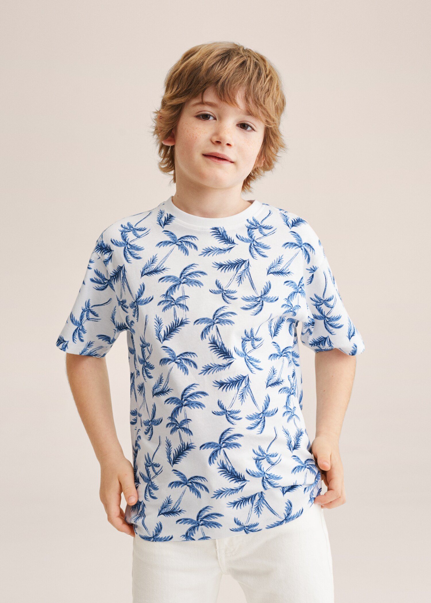 Camiseta estampado palmeras - Detalle del artículo 1