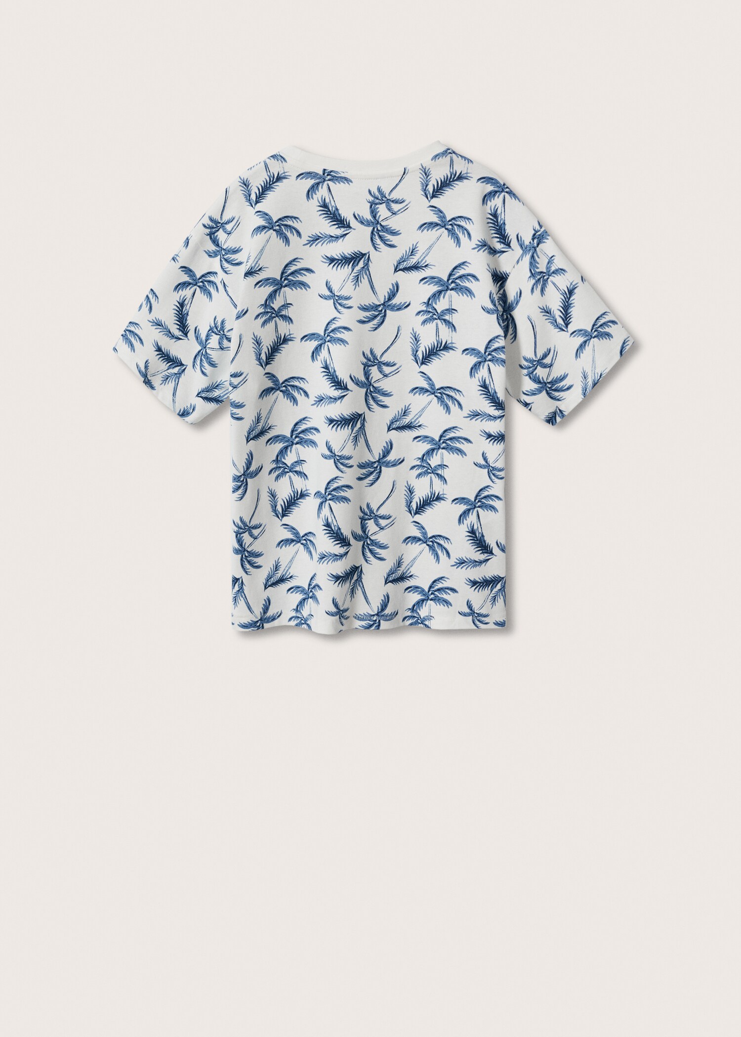 Camiseta estampado palmeras - Reverso del artículo