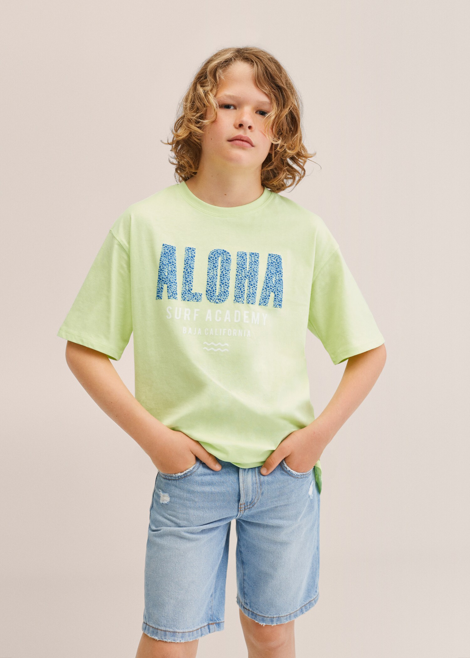 T-shirt message imprimé - Détail de l'article 1
