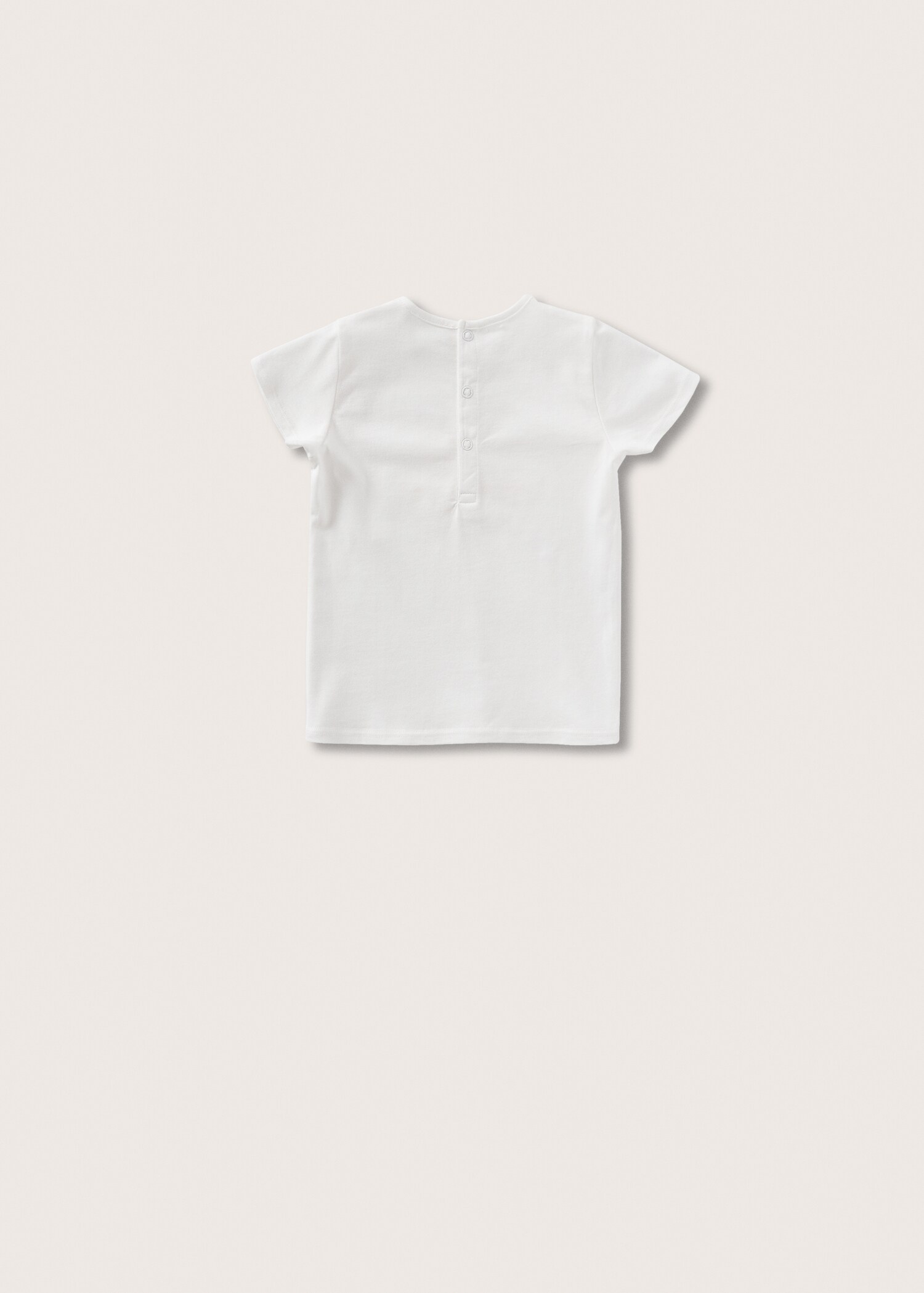 Sun printed t-shirt - Reverse of the article