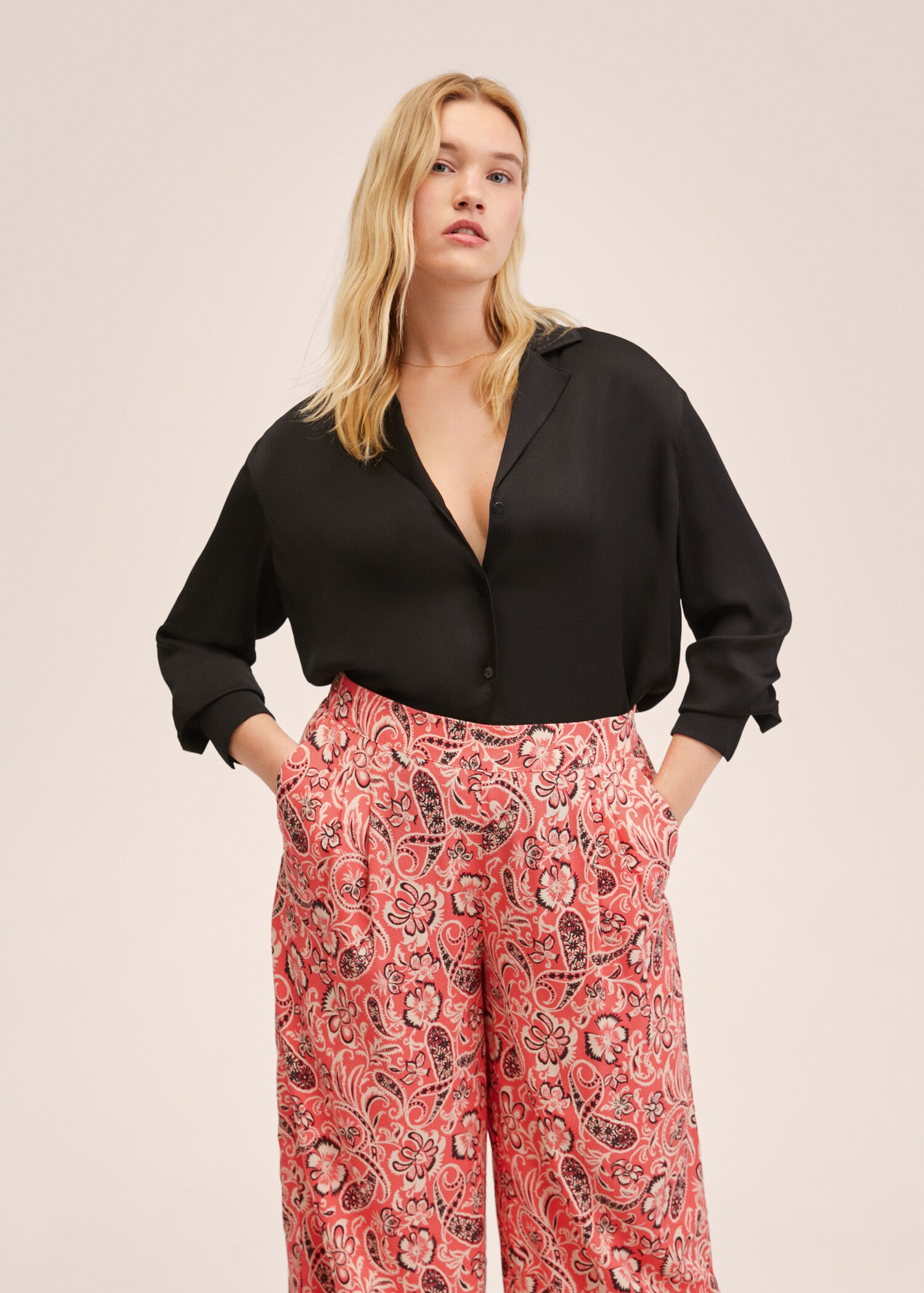 Fluid culotte trousers - Details of the article 4