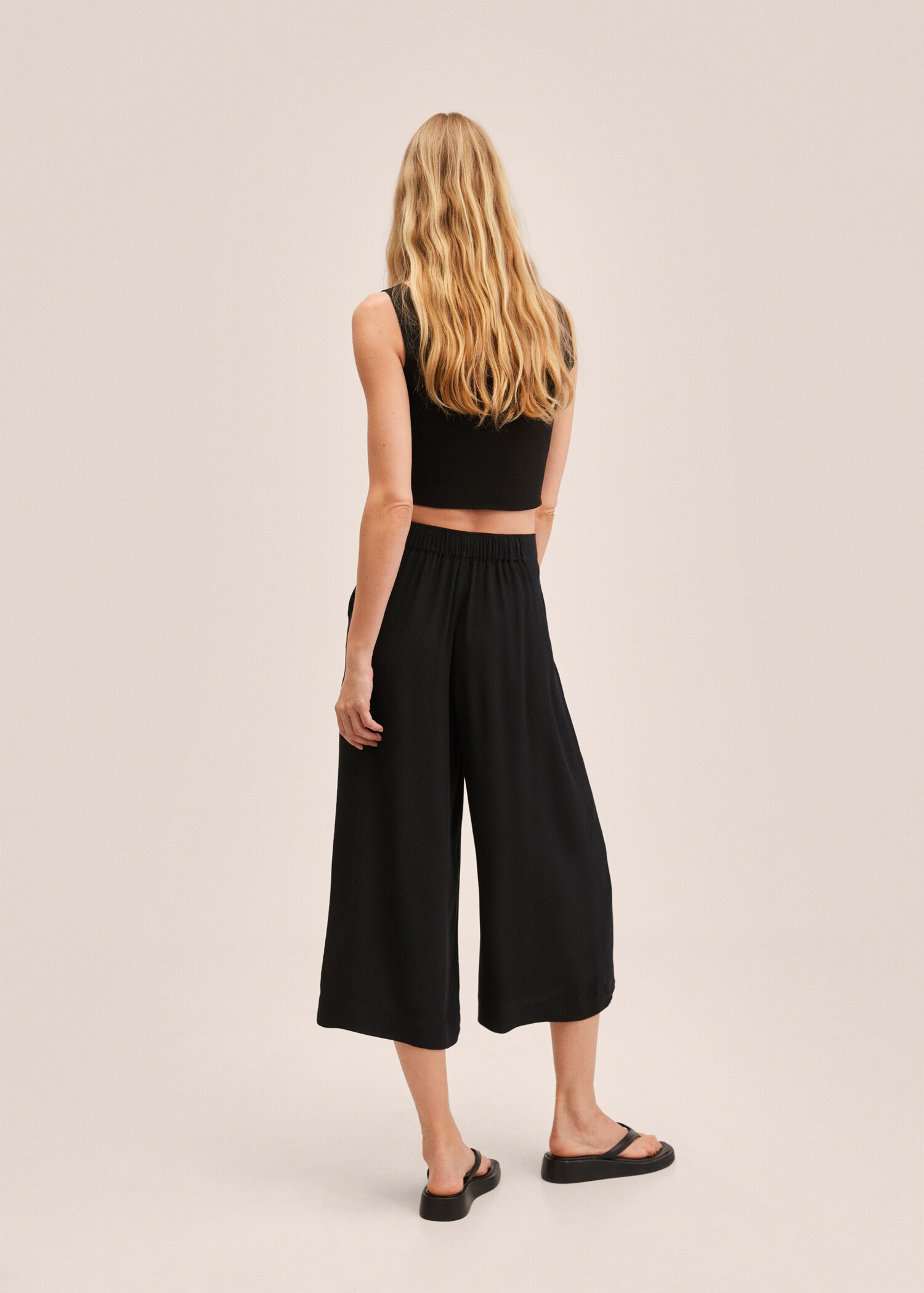Pantalón culotte fluido - Reverso del artículo
