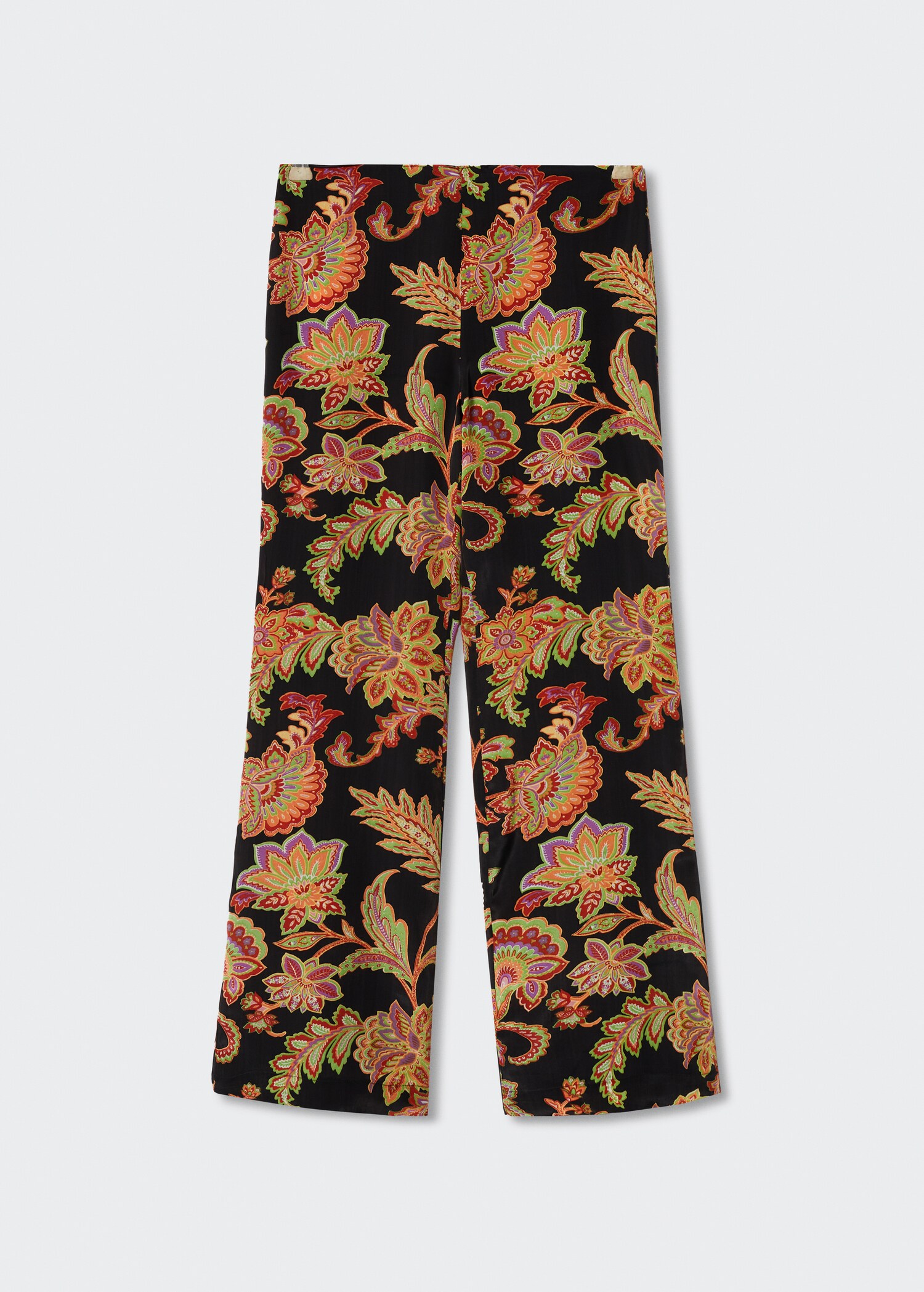 Satin printed trousers - Article without model