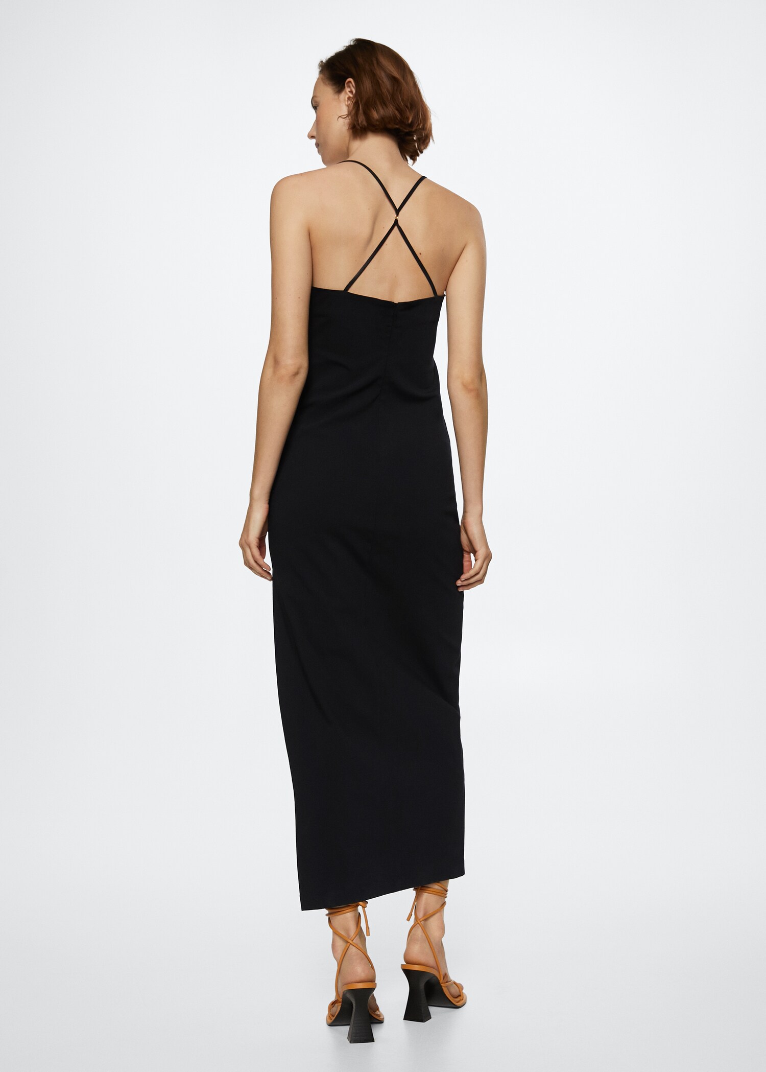 Cut-out ruched dress - Reverse of the article