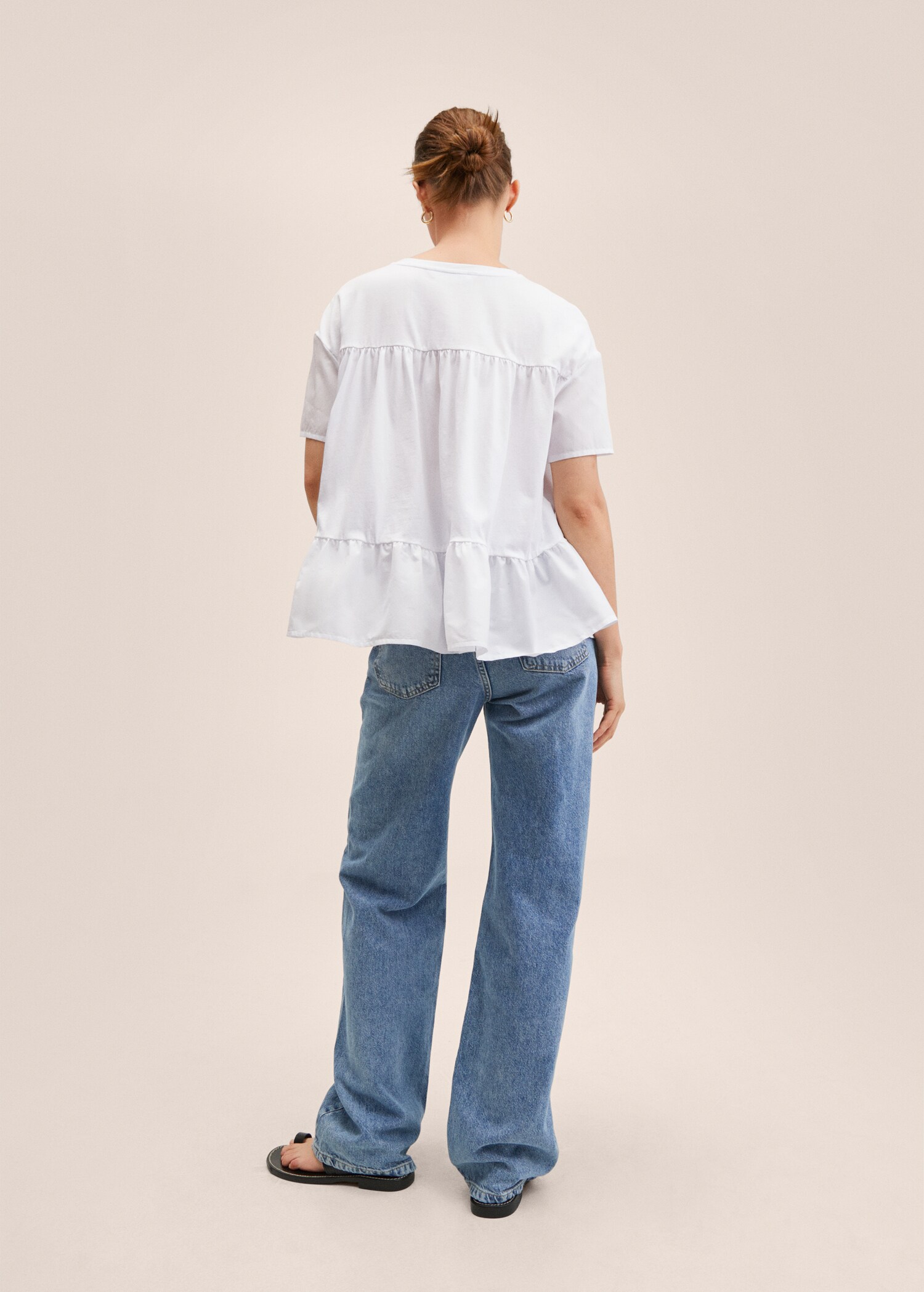 Camiseta algodón volantes - Reverso del artículo