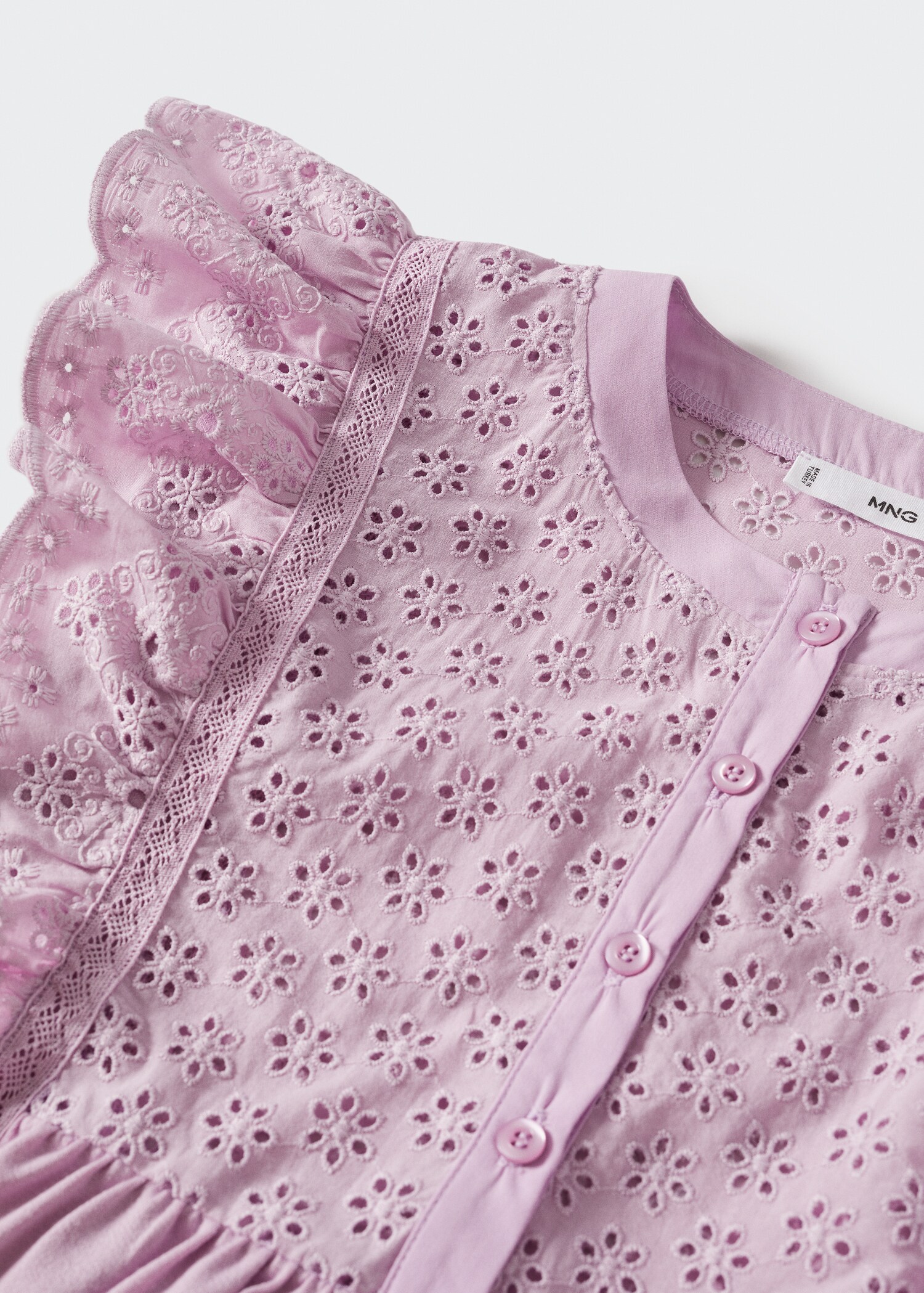 Frills cotton t-shirt - Details of the article 8