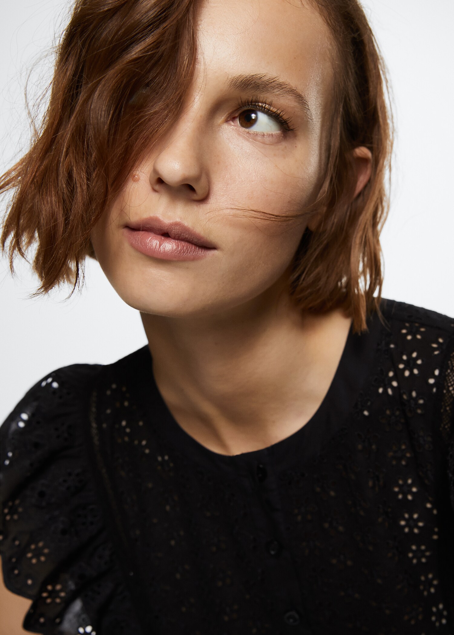 Frills cotton t-shirt - Details of the article 1